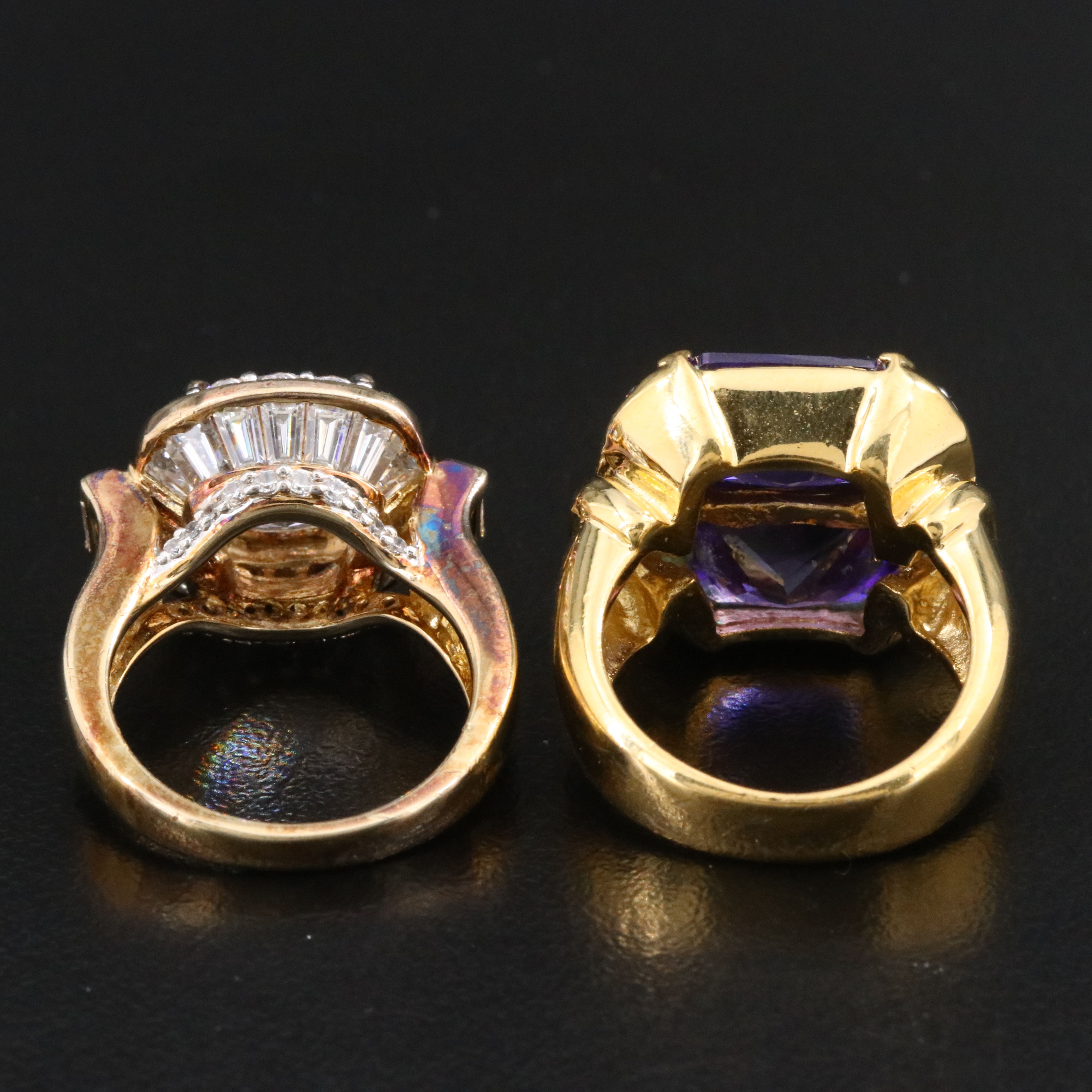 CZ Rings Featuring Sterling