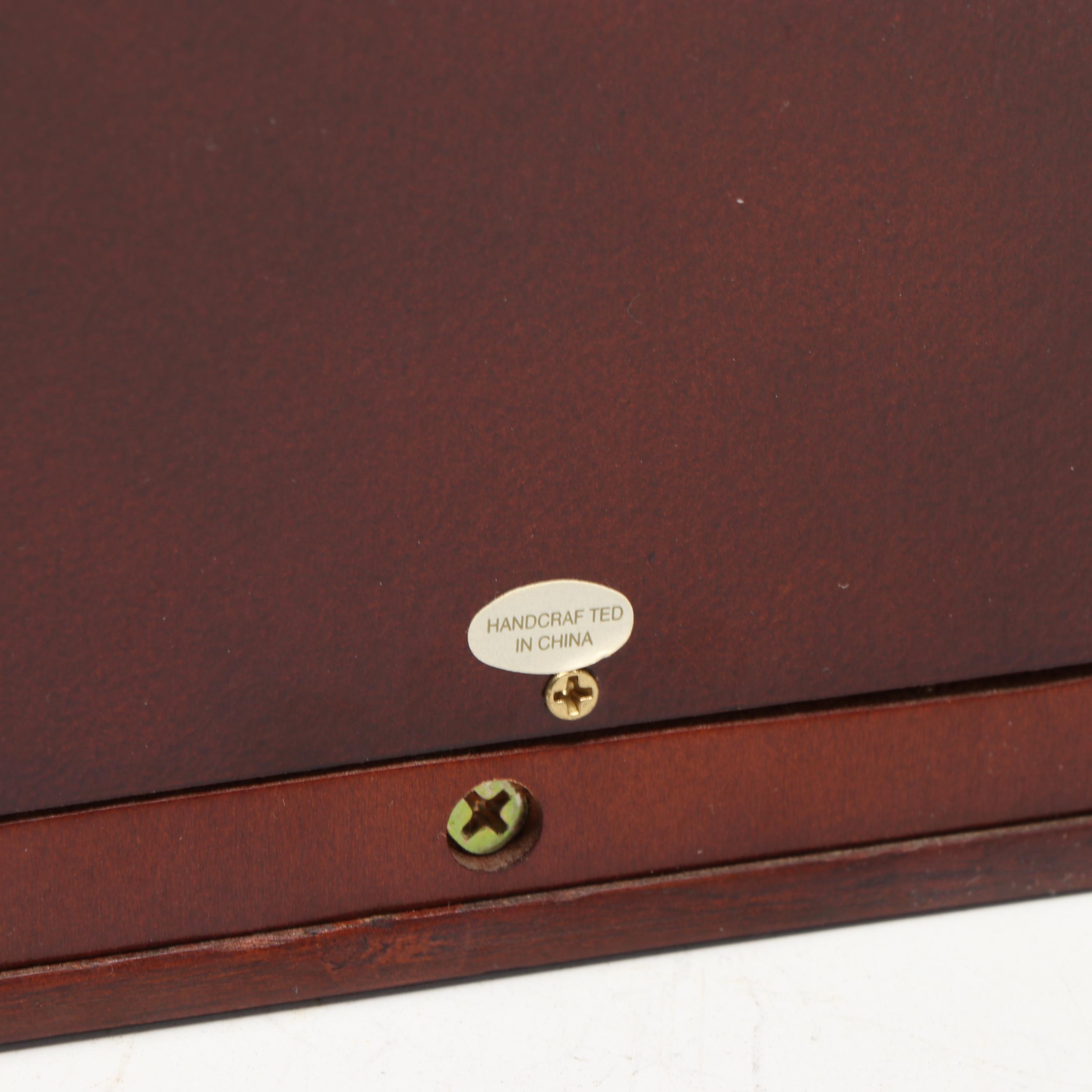 Lenox "Undersea Anchor" and More Dolphin Porcelain Boxes with Wood Shelves