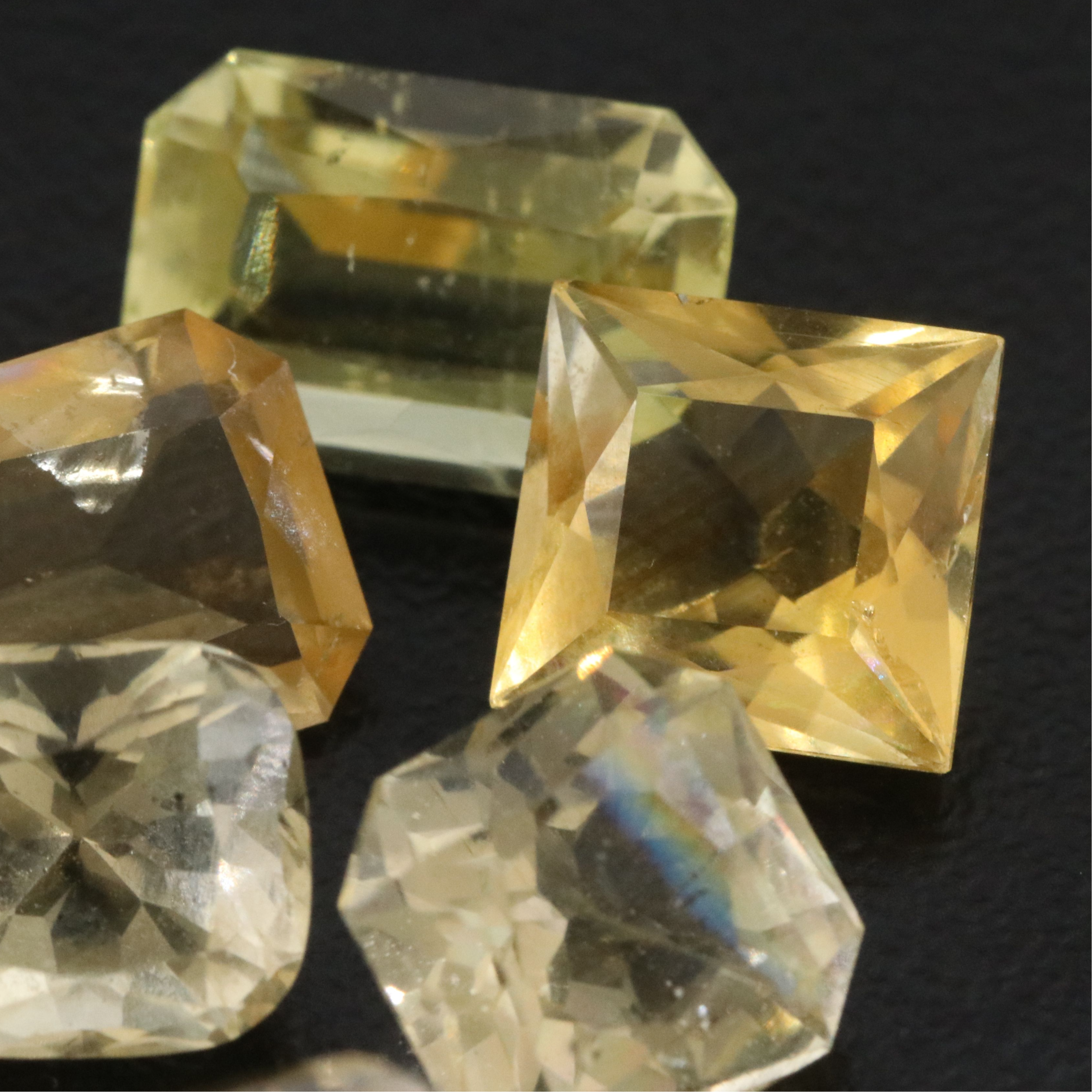 Loose 17.70 CTW Mixed Shape Citrines