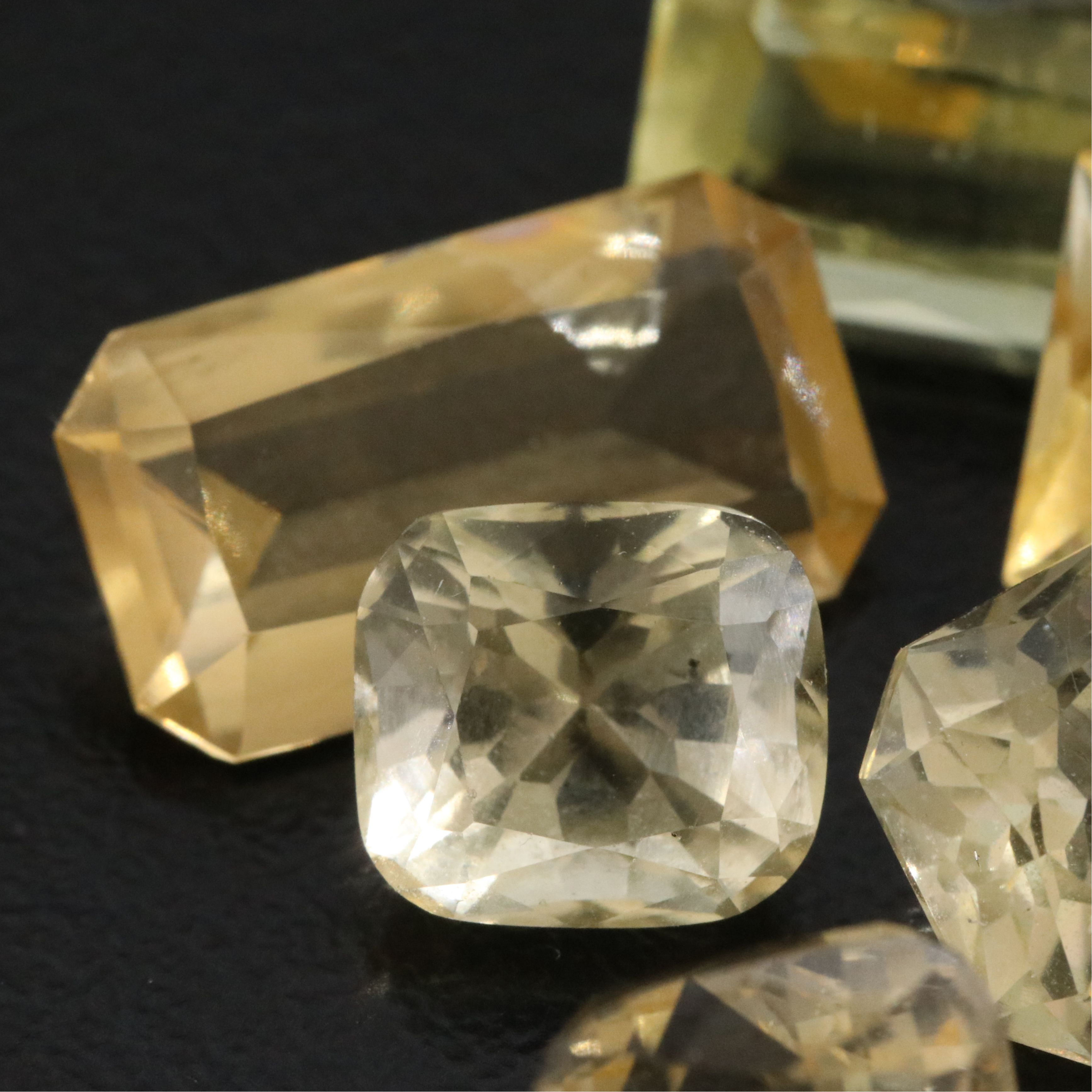 Loose 17.70 CTW Mixed Shape Citrines