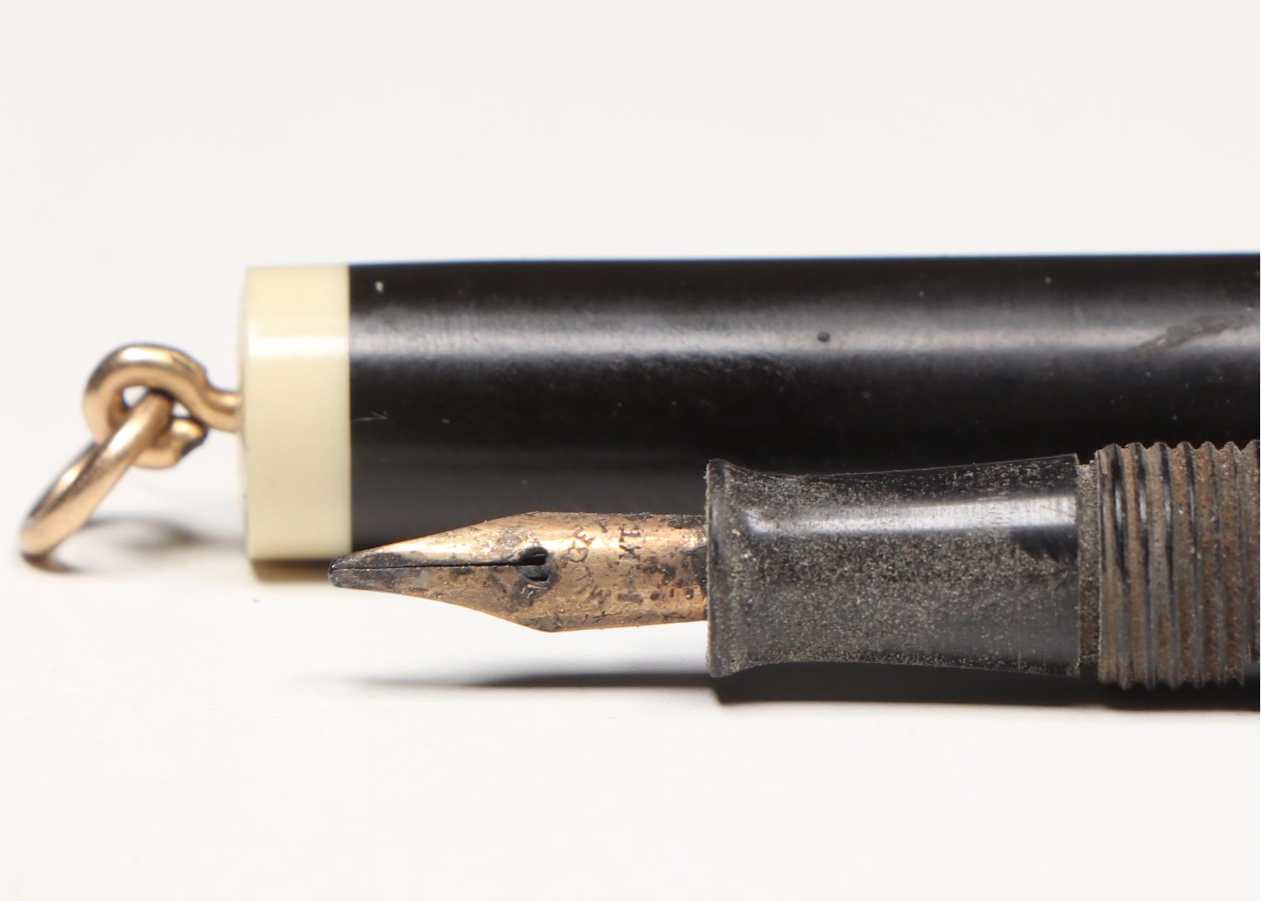 Parker Duofold Fountain Pen with More Dip Pens, Early to Mid-20th Century