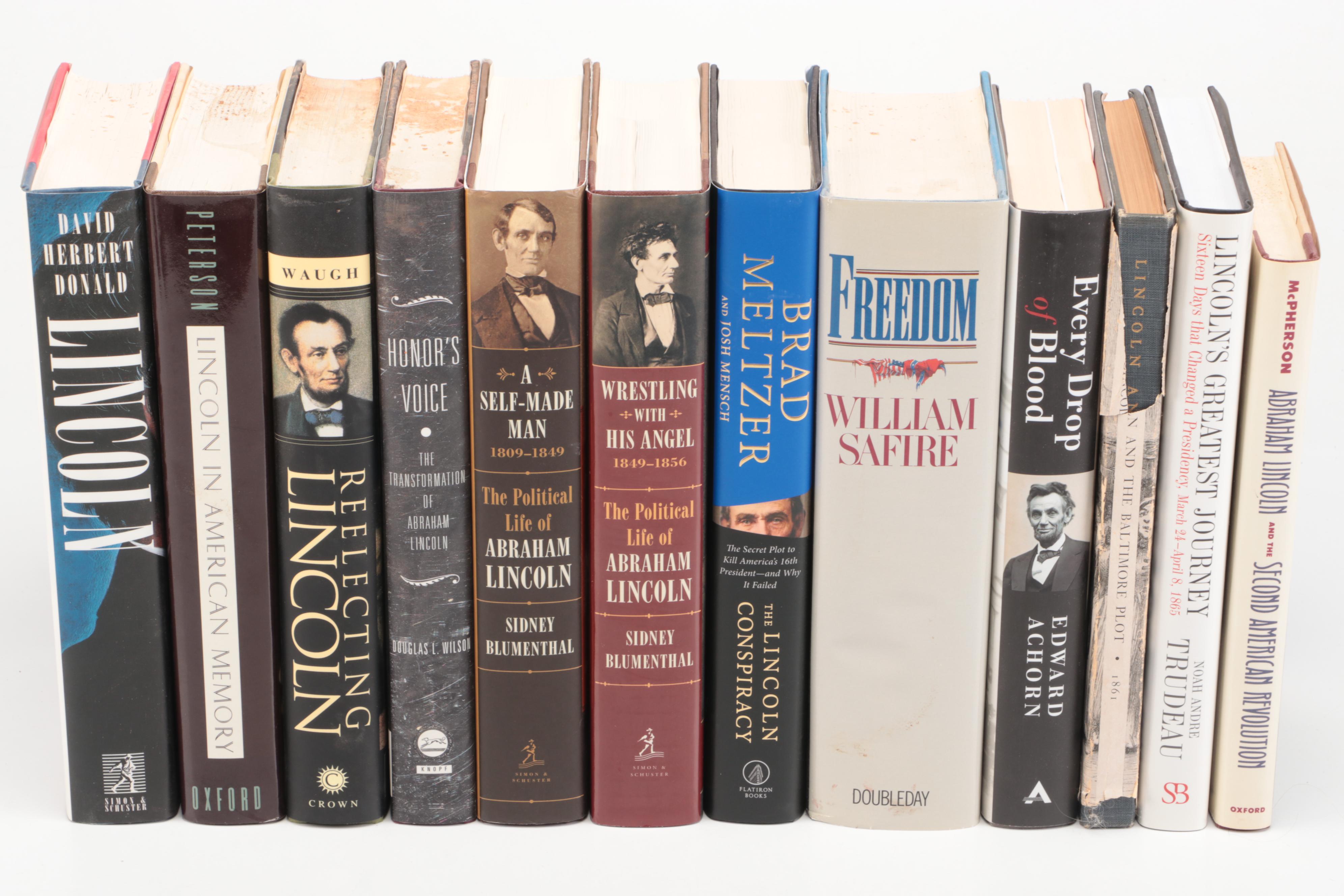 First Edition "Lincoln and the Baltimore Plot, 1861" and More Lincoln Books