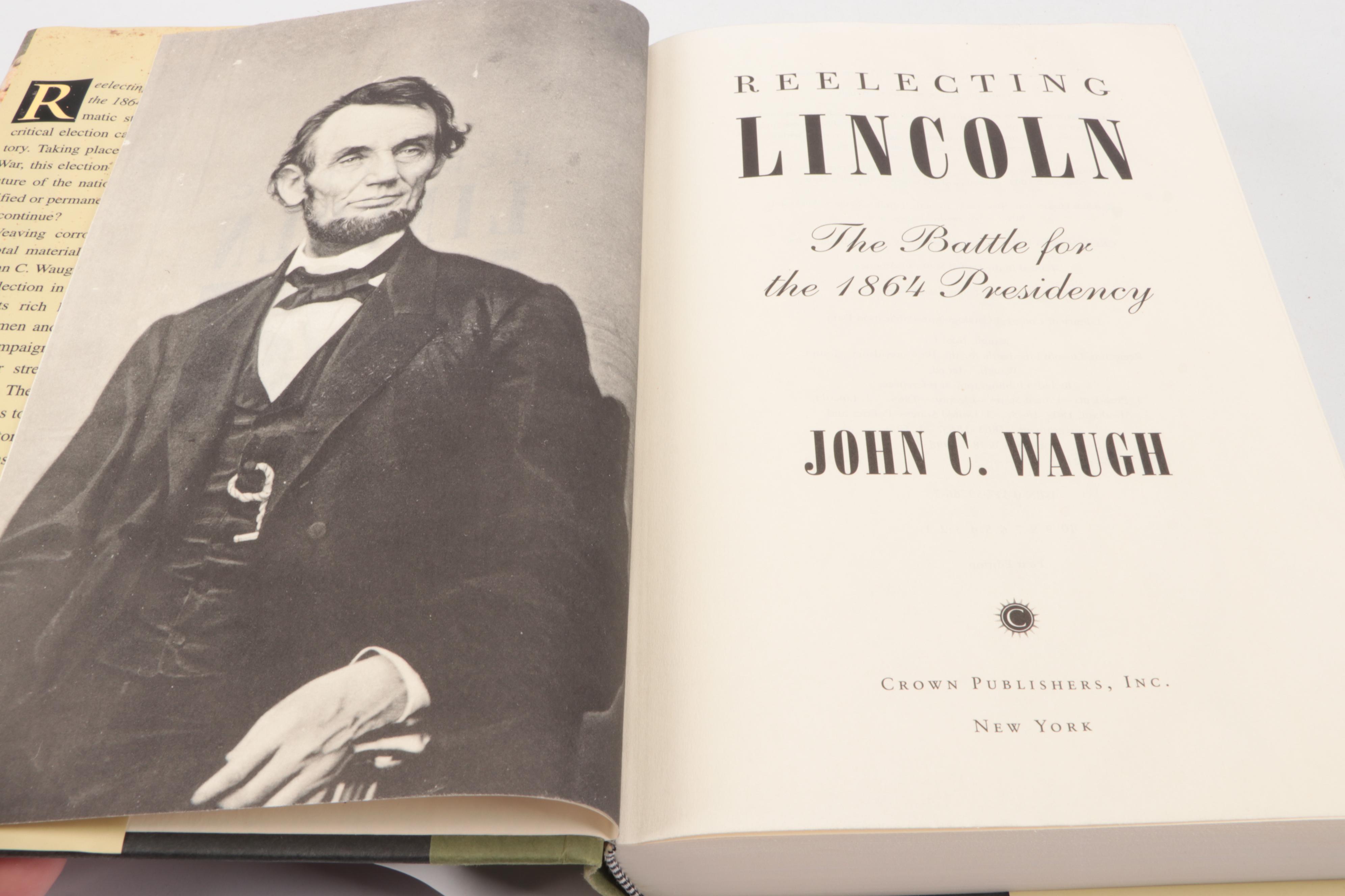 First Edition "Lincoln and the Baltimore Plot, 1861" and More Lincoln Books