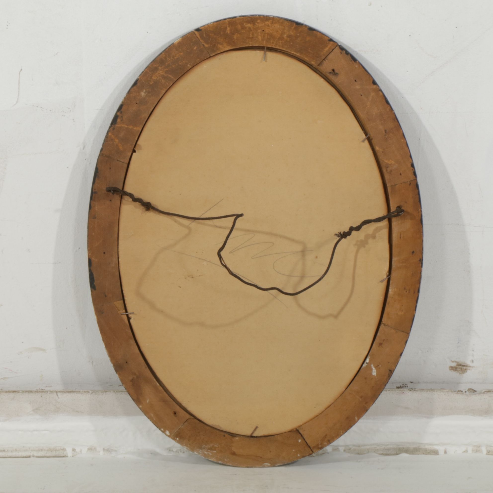 Colorized Portrait of Child in Bubble Glass Frame, Late 19th/ Early 20th Century