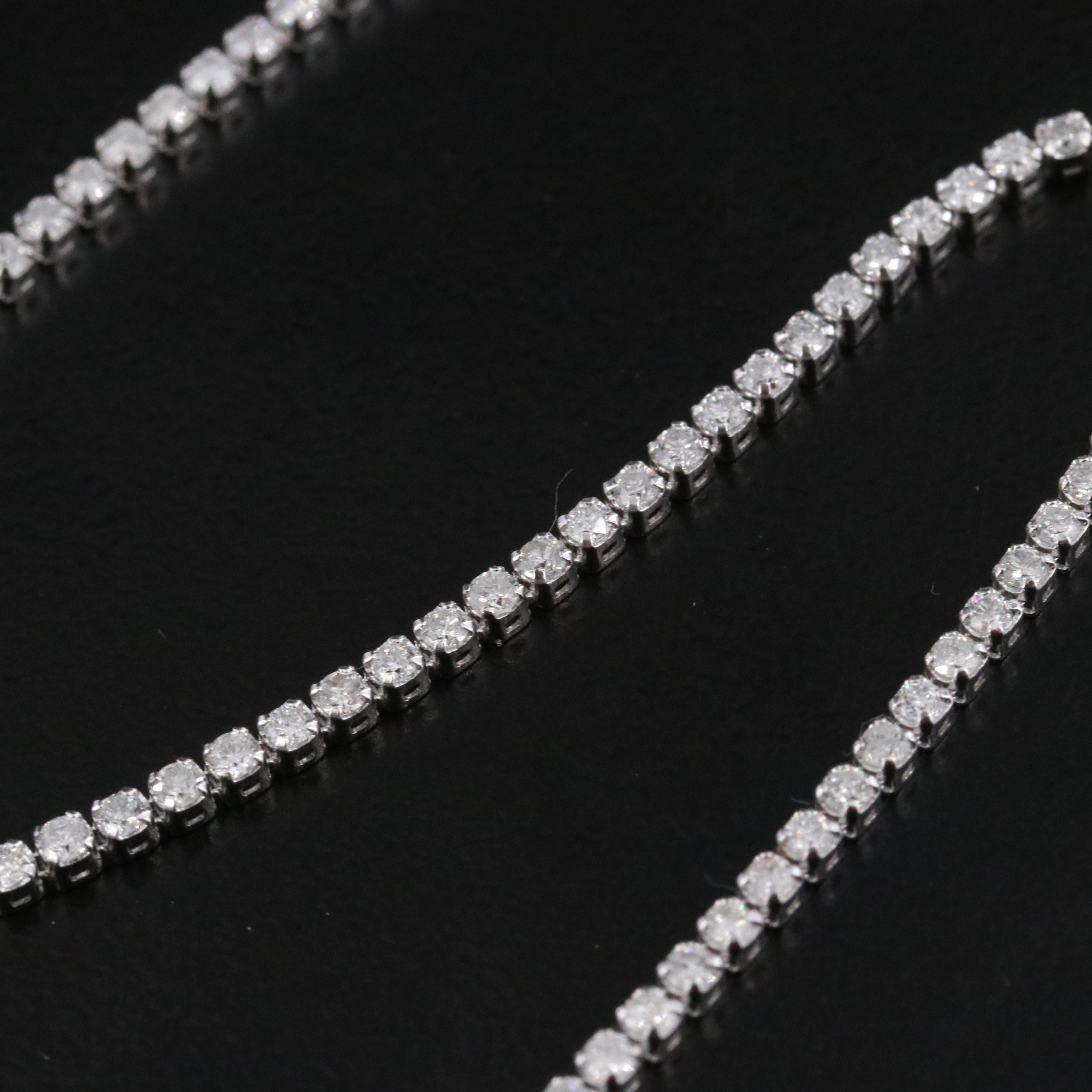 14K 0.90 CTW Diamond Line Bracelet