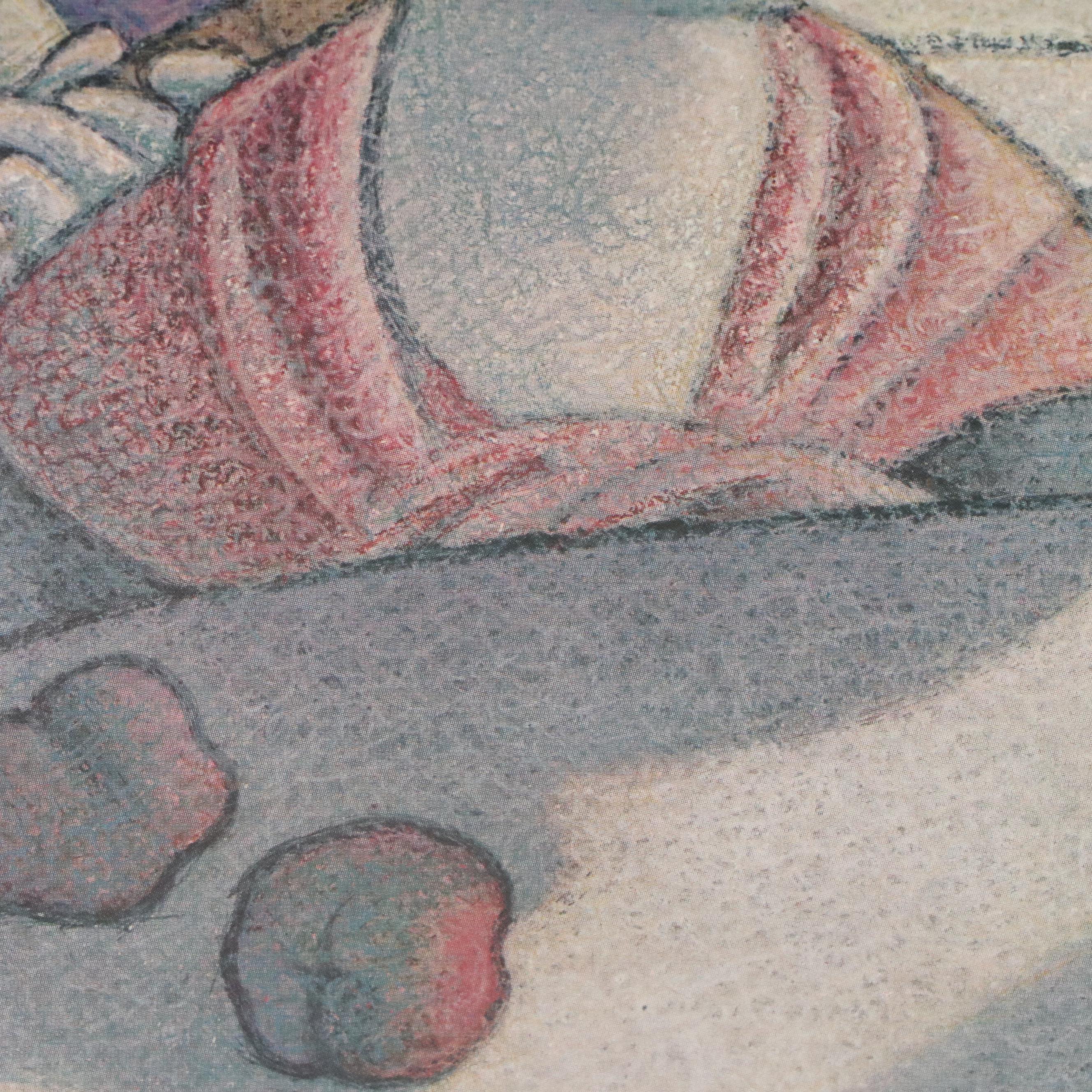 After Margaret Kasahara-Cheatham Offset Lithograph of Noble Scene