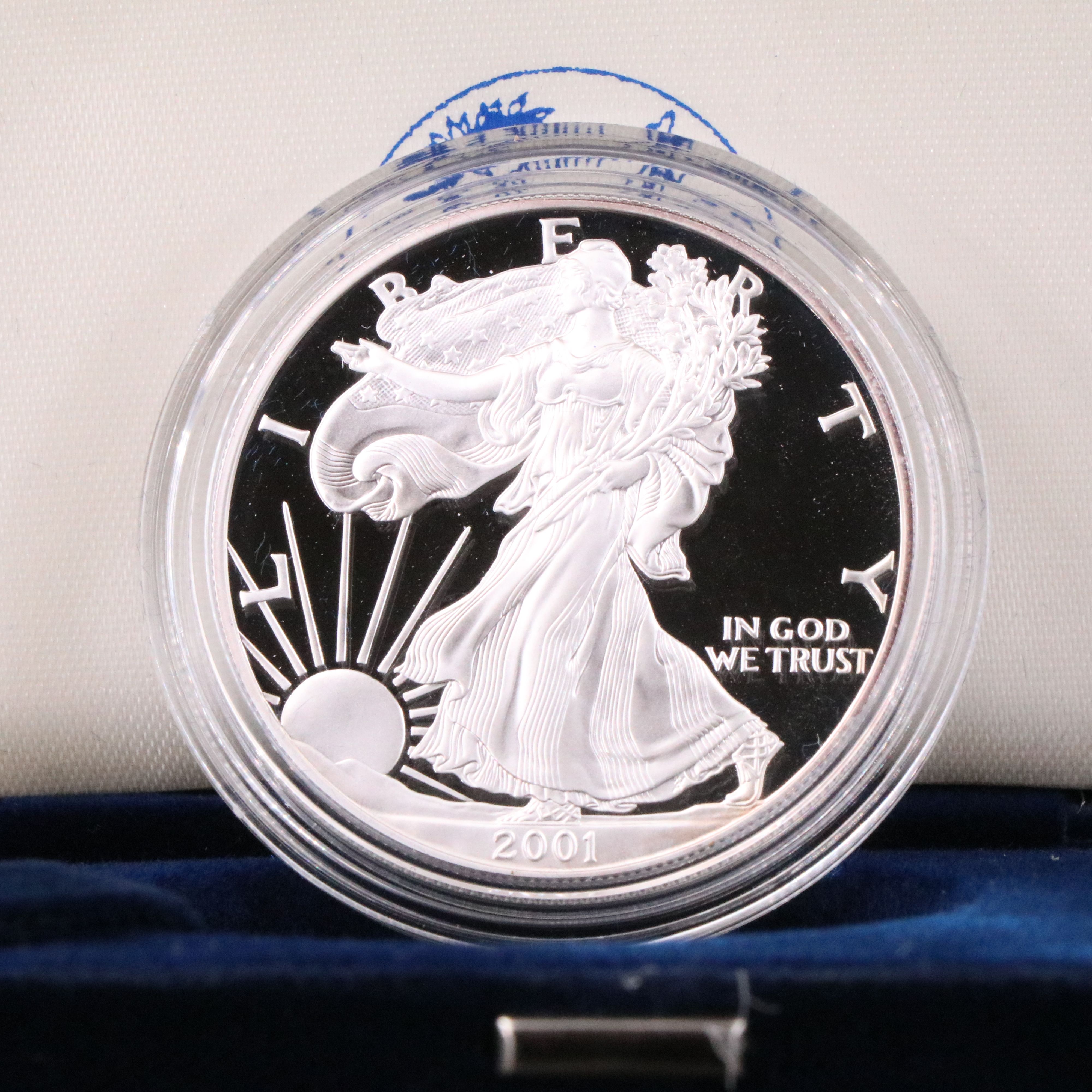 2001-W $1 U.S. Silver Eagle Proof Coin