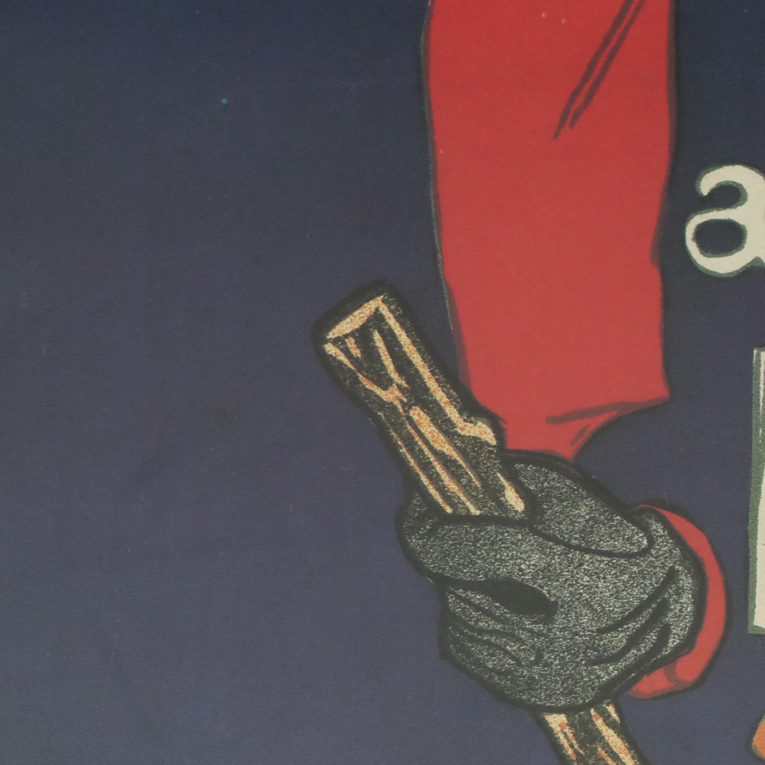 After Lautrec Offset Lithograph "Aristide Bruant at Les Ambassadeurs"