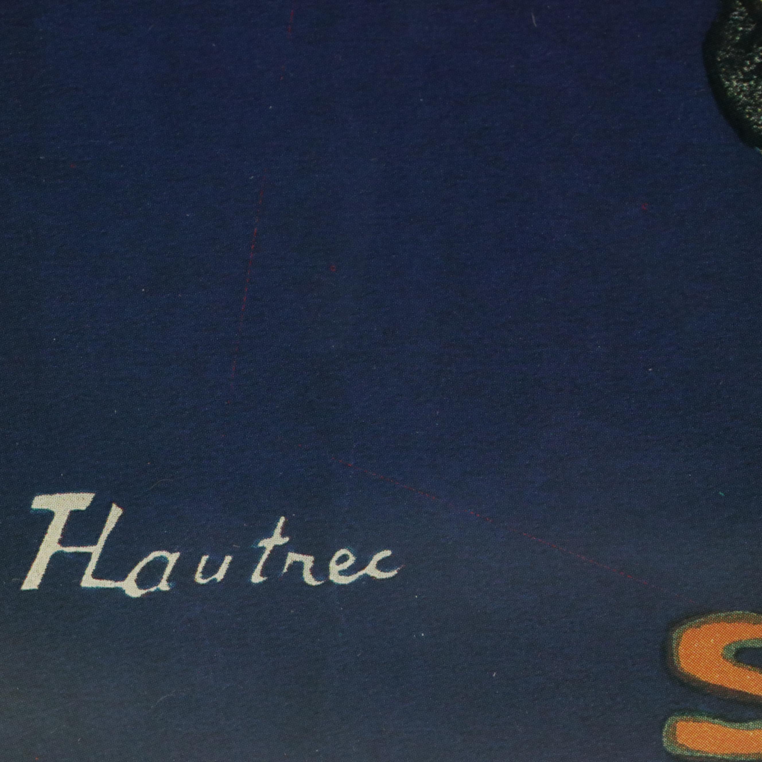 After Lautrec Offset Lithograph "Aristide Bruant at Les Ambassadeurs"