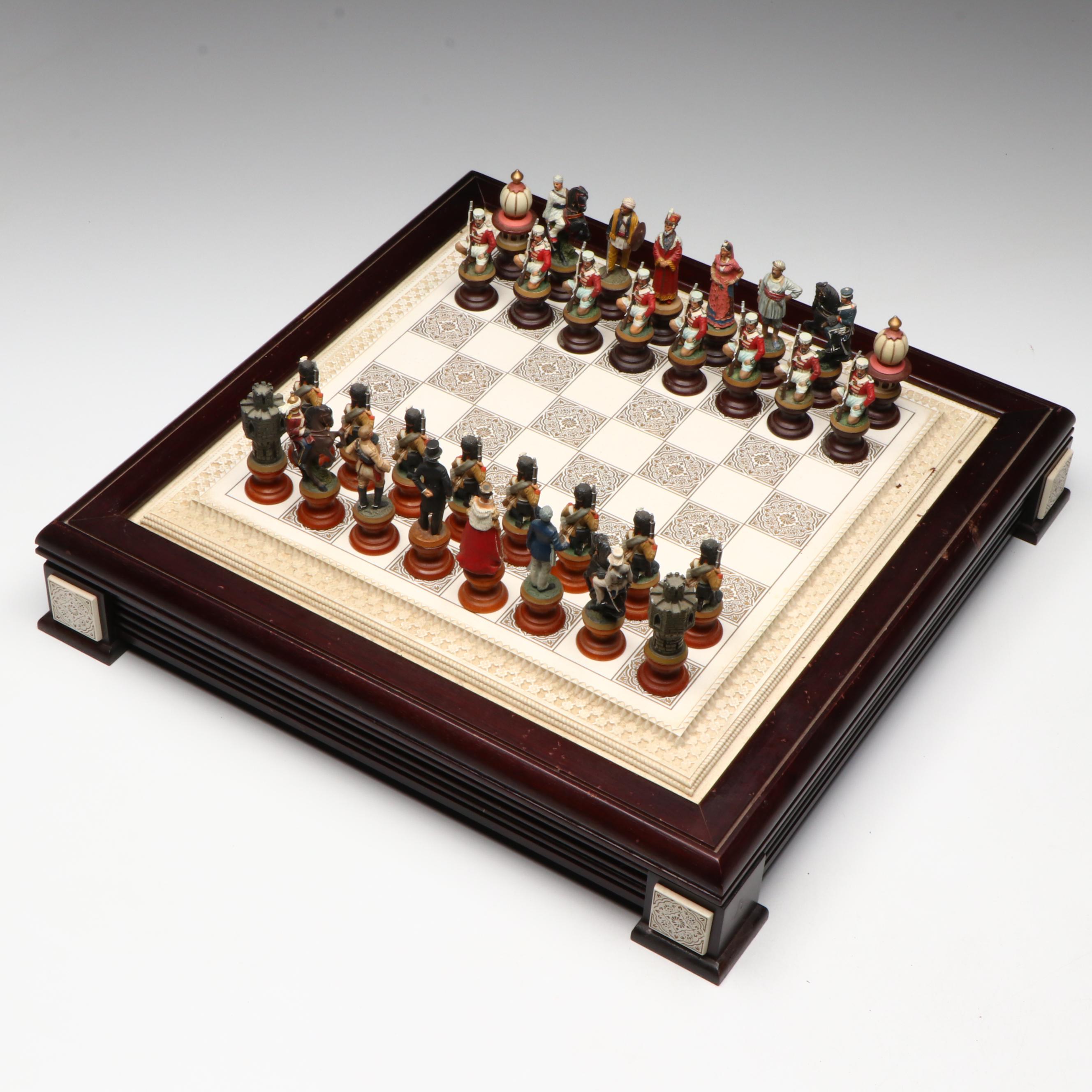The Franklin Mint "Raj" Chess Set