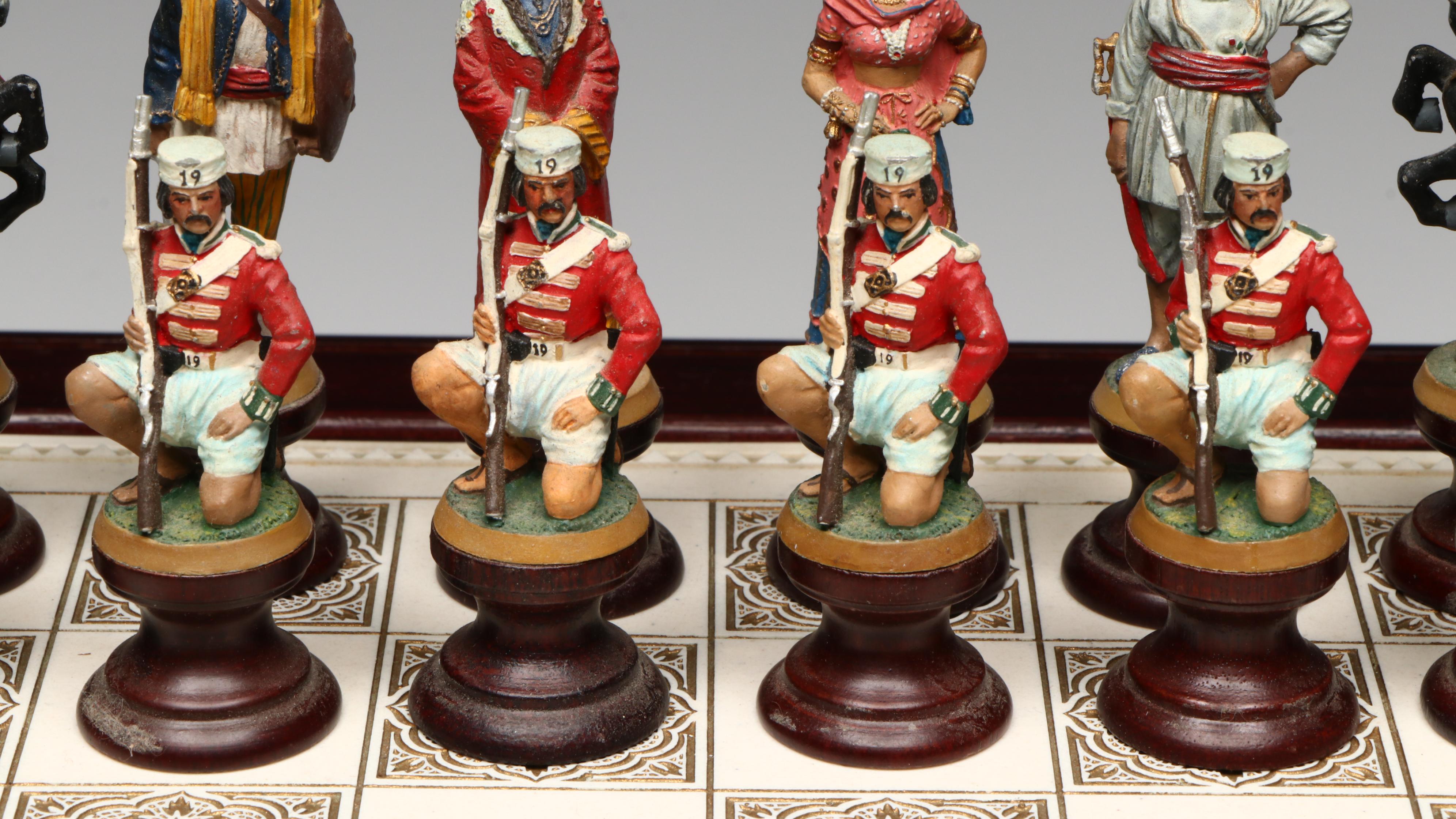The Franklin Mint "Raj" Chess Set
