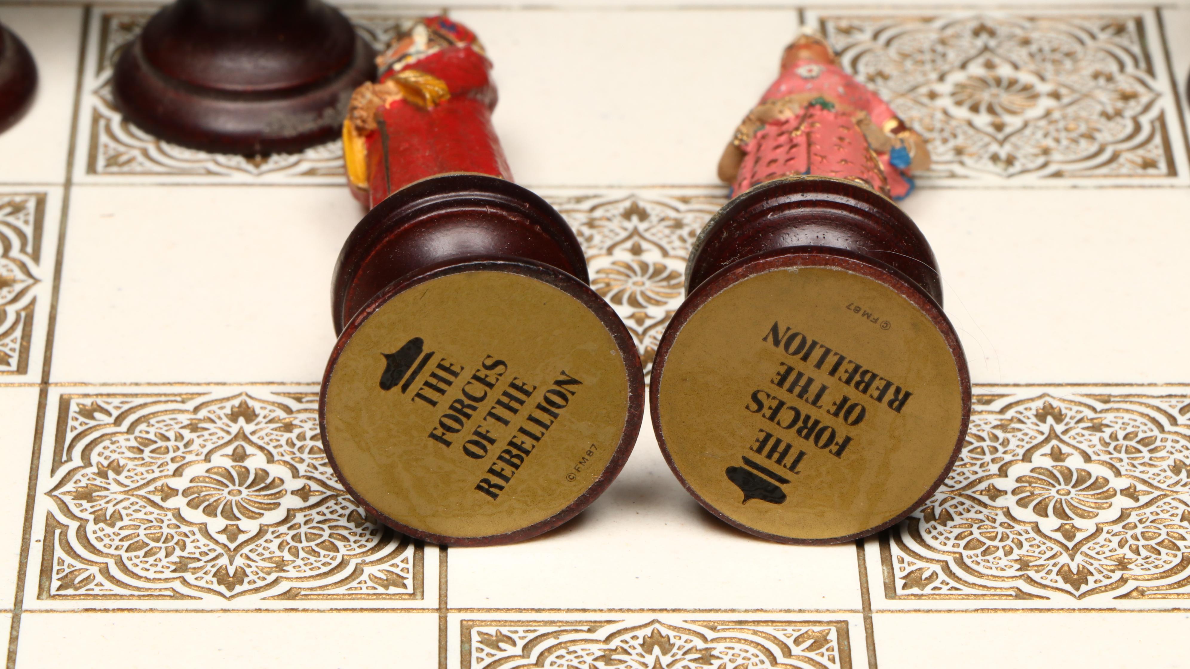 The Franklin Mint "Raj" Chess Set