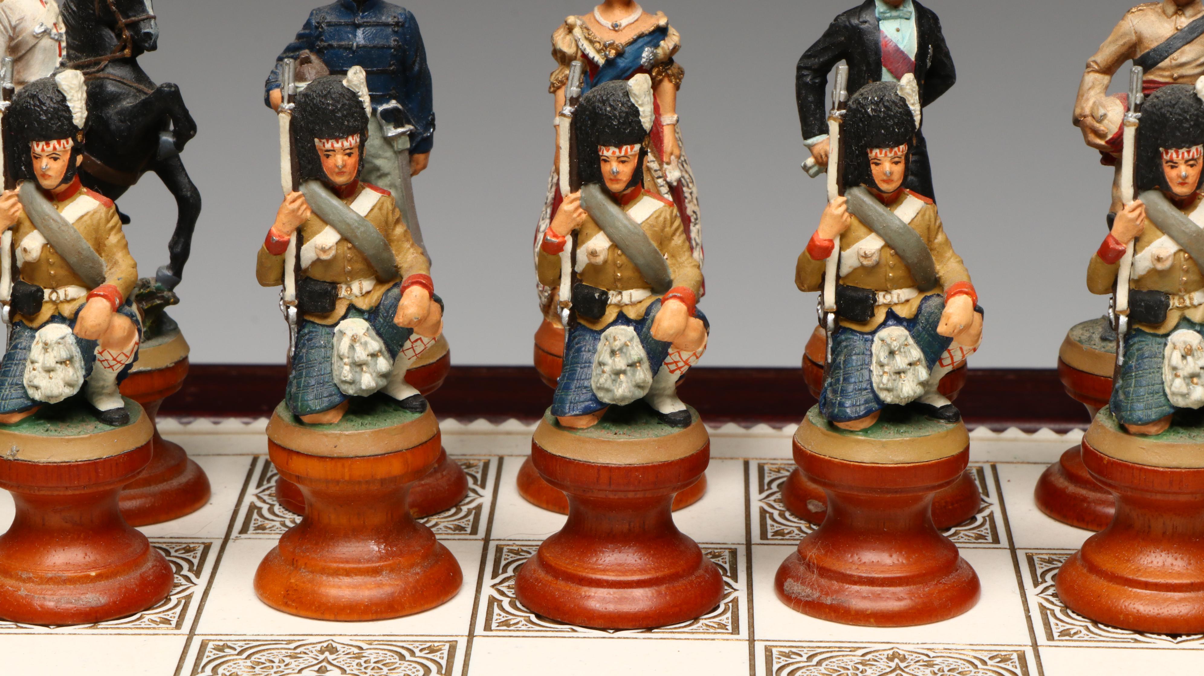 The Franklin Mint "Raj" Chess Set