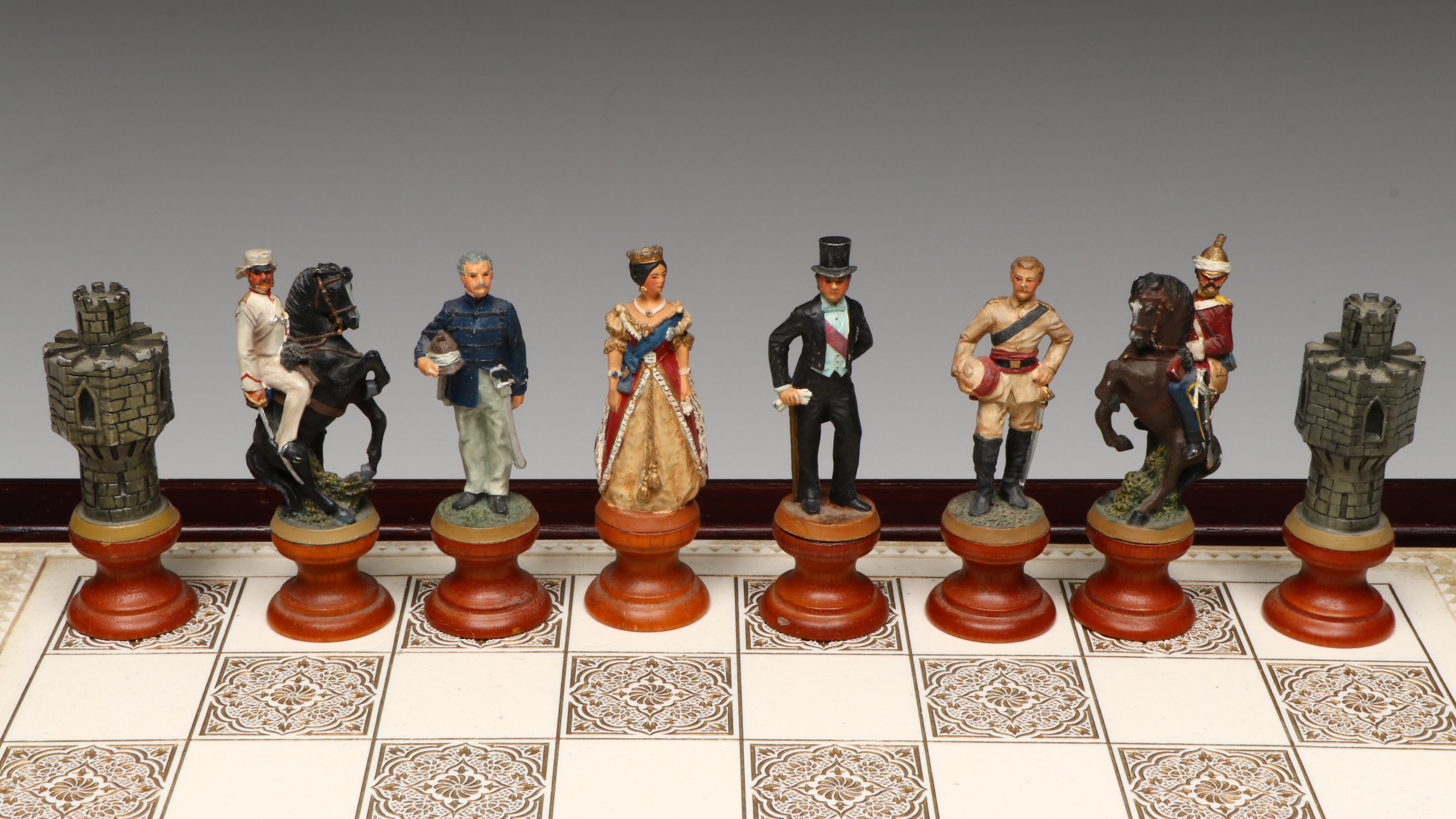 The Franklin Mint "Raj" Chess Set
