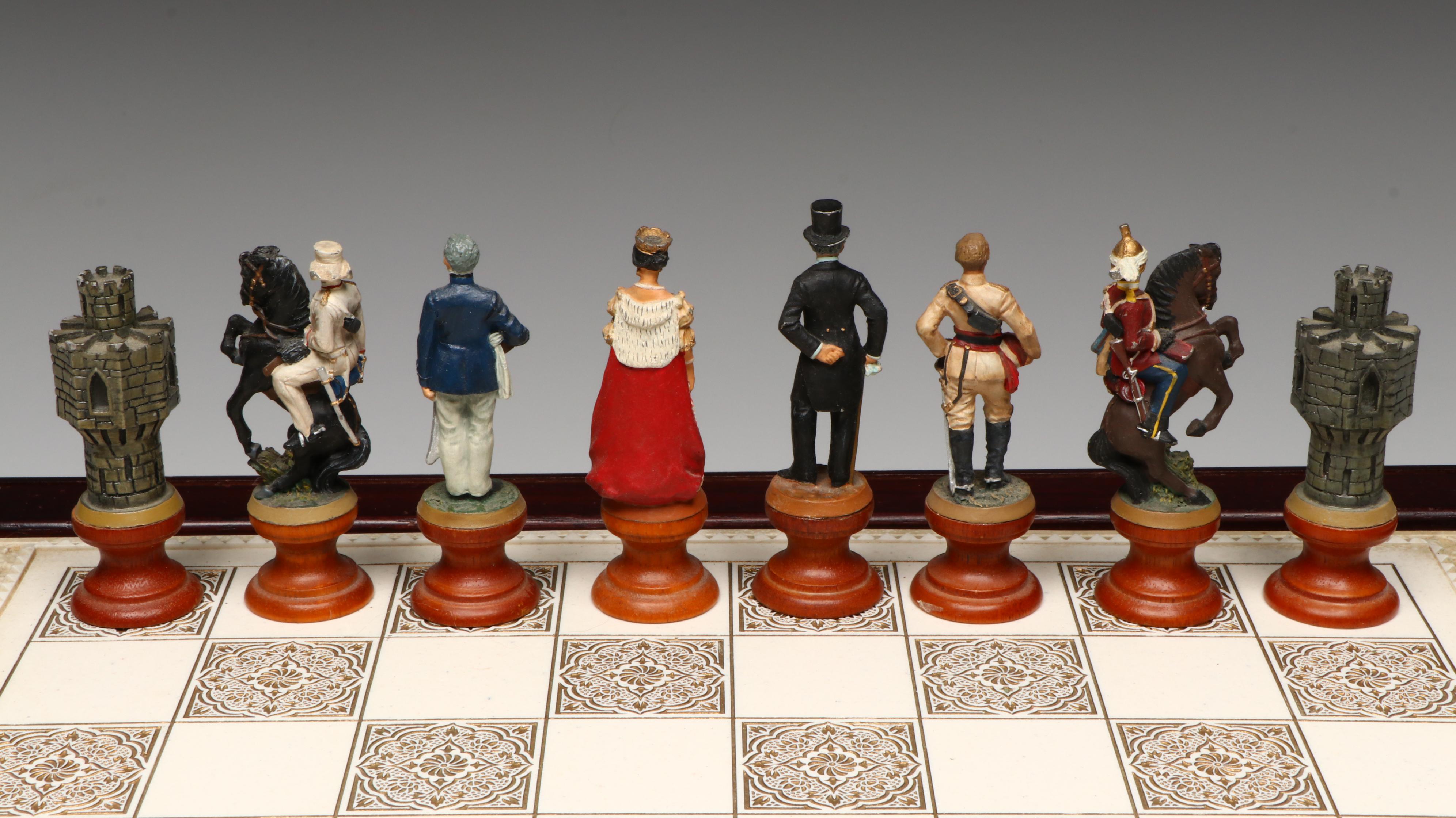 The Franklin Mint "Raj" Chess Set