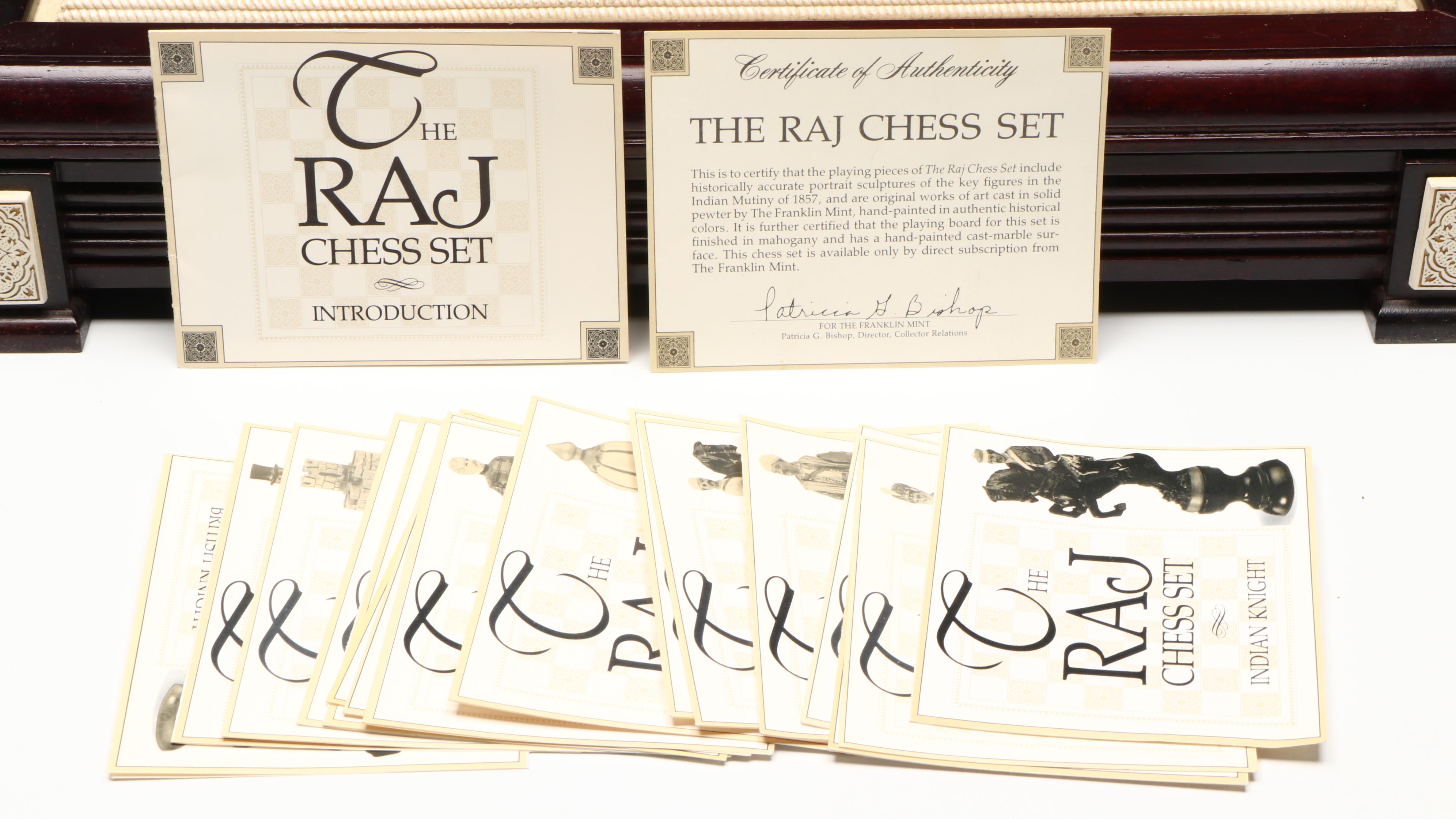 The Franklin Mint "Raj" Chess Set