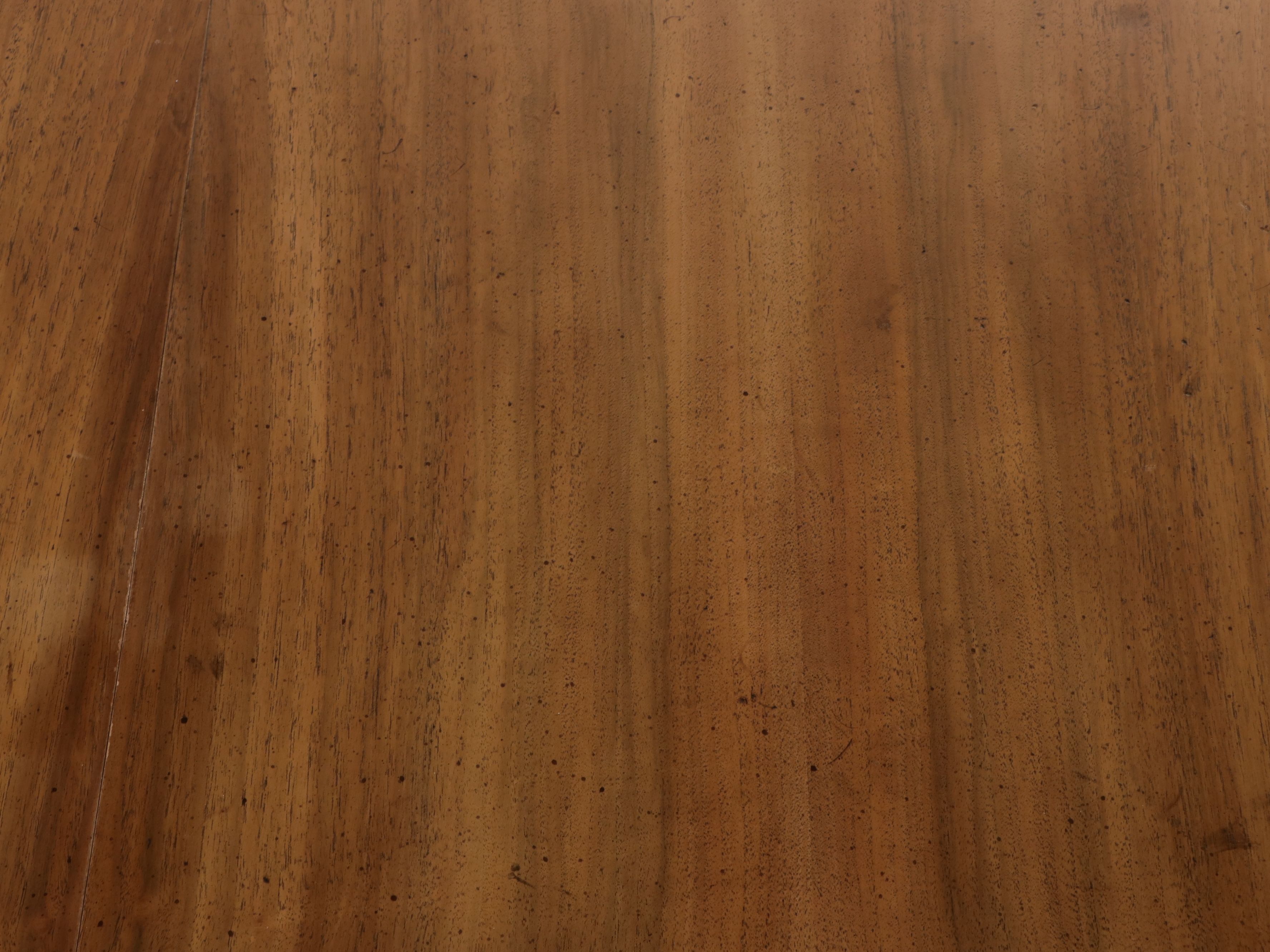 Mastercraft Mediterranean Style Walnut Burl & Parcel Gilt Nine-Piece Dining Set