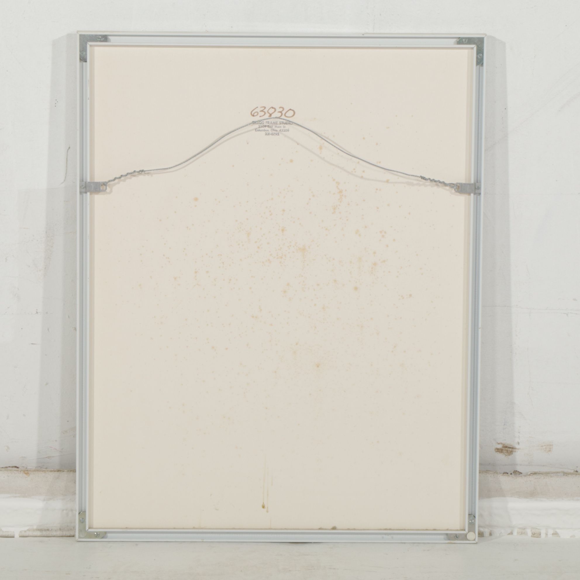 Judith White Pastel Toned Watercolor Landscape Painting of Winter Plains