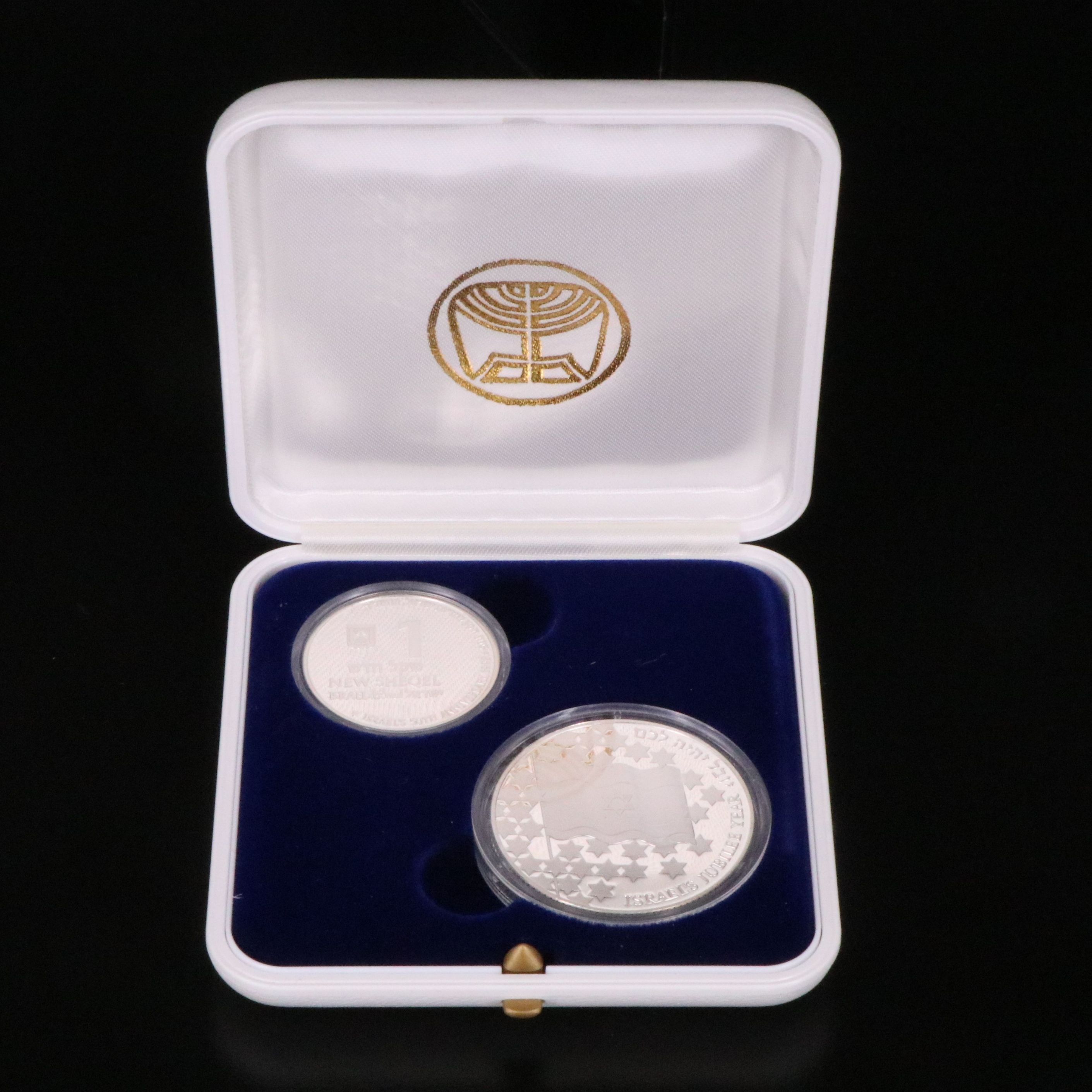 1998 50th Anniversary of Israel Silver Coin Set