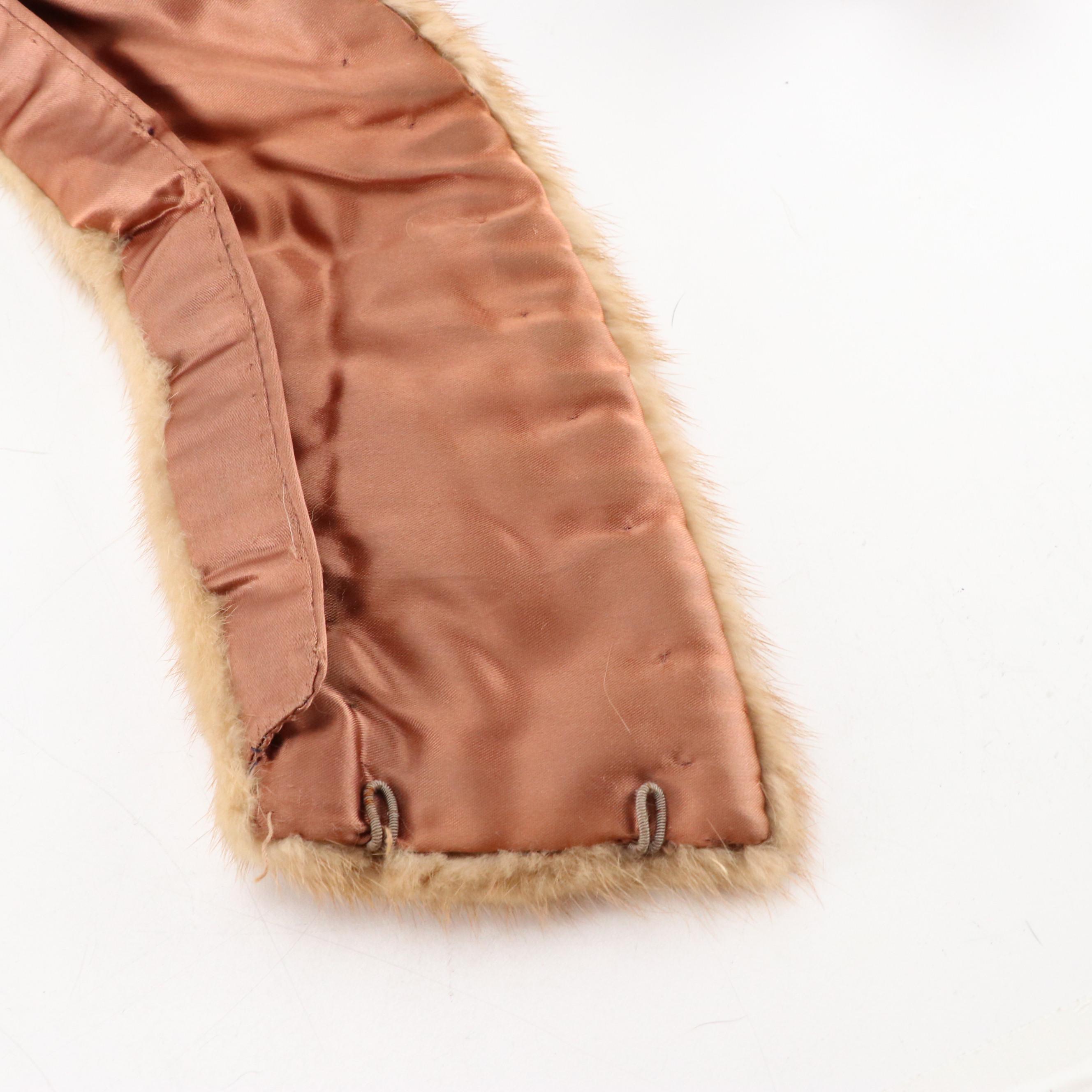 Don Anderson Raccoon Fur/Tail Scarf, Lowenthal's Fox Fur Cap & Other Fur Pieces