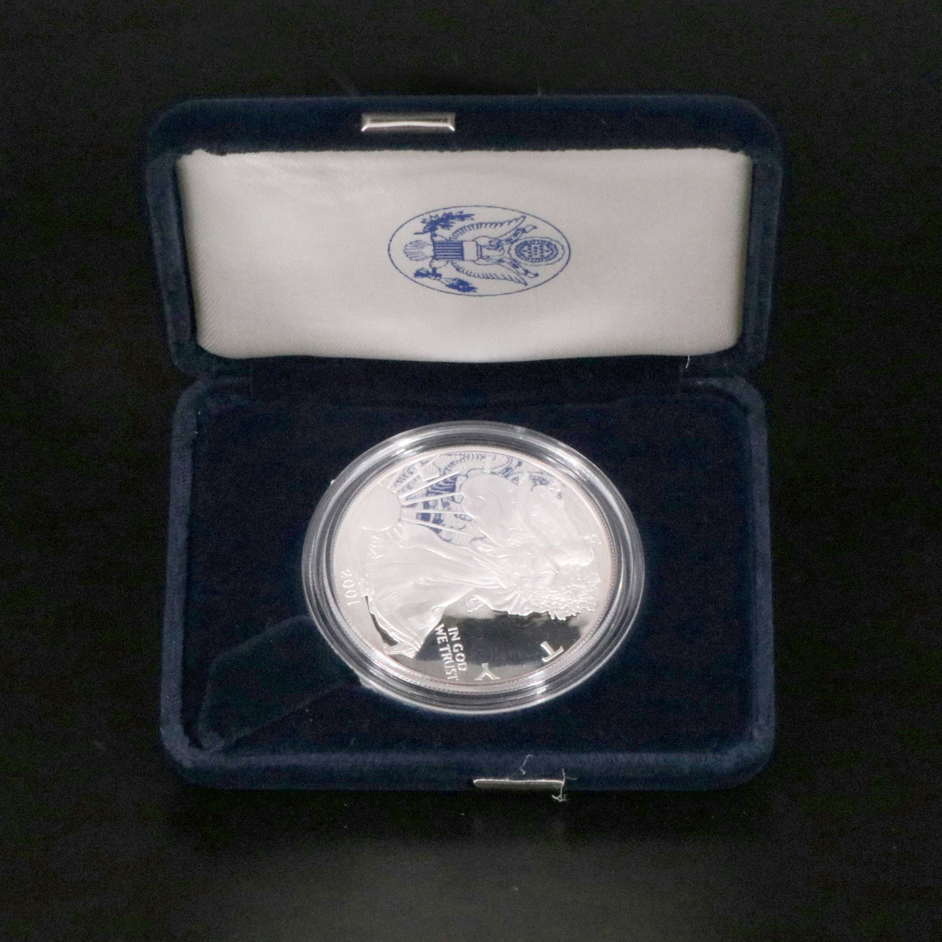2001-W $1 U.S. Silver Eagle Proof Coin