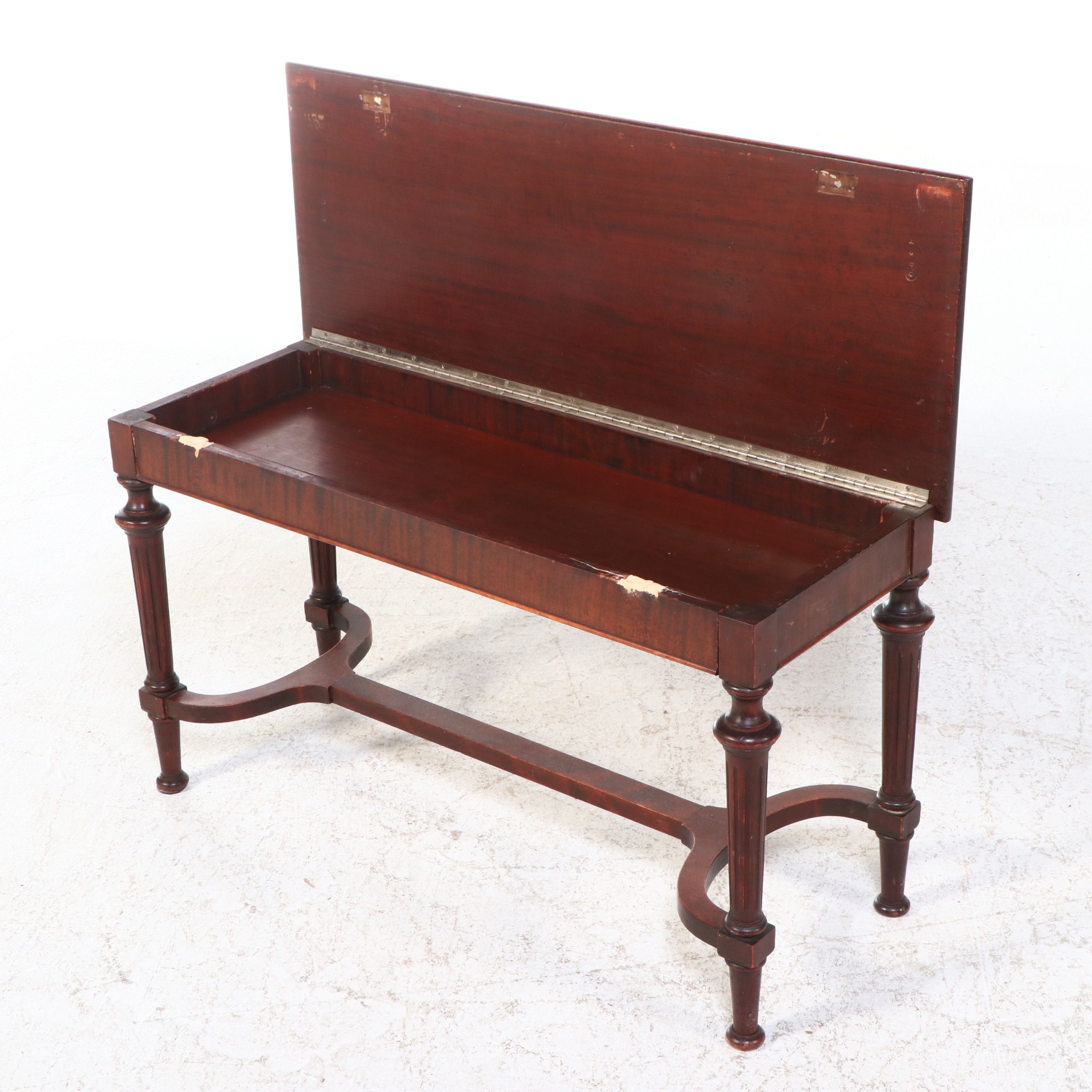 Mahogany Piano Bench