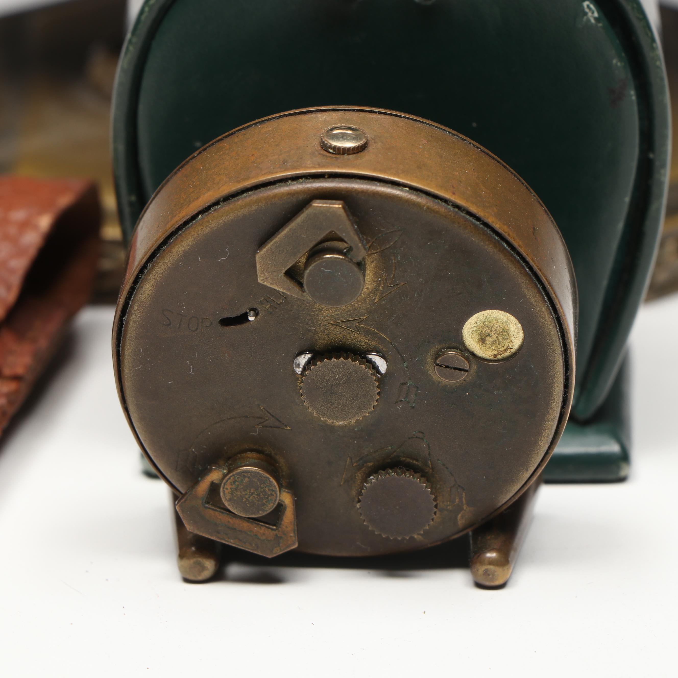 Tiffany & Co. Brass and Stainless Steel Clocks with Other Metal Décor