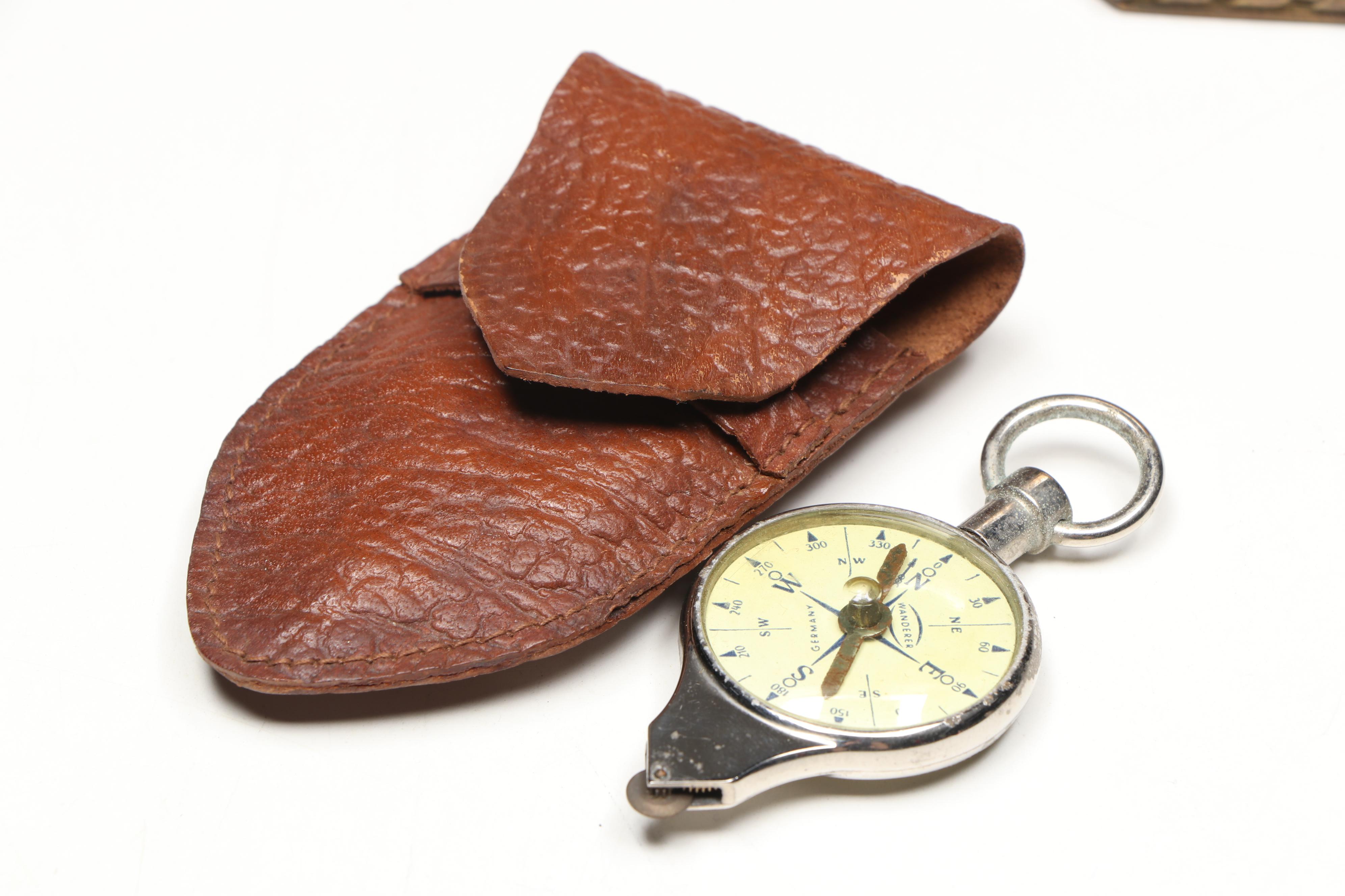 Tiffany & Co. Brass and Stainless Steel Clocks with Other Metal Décor