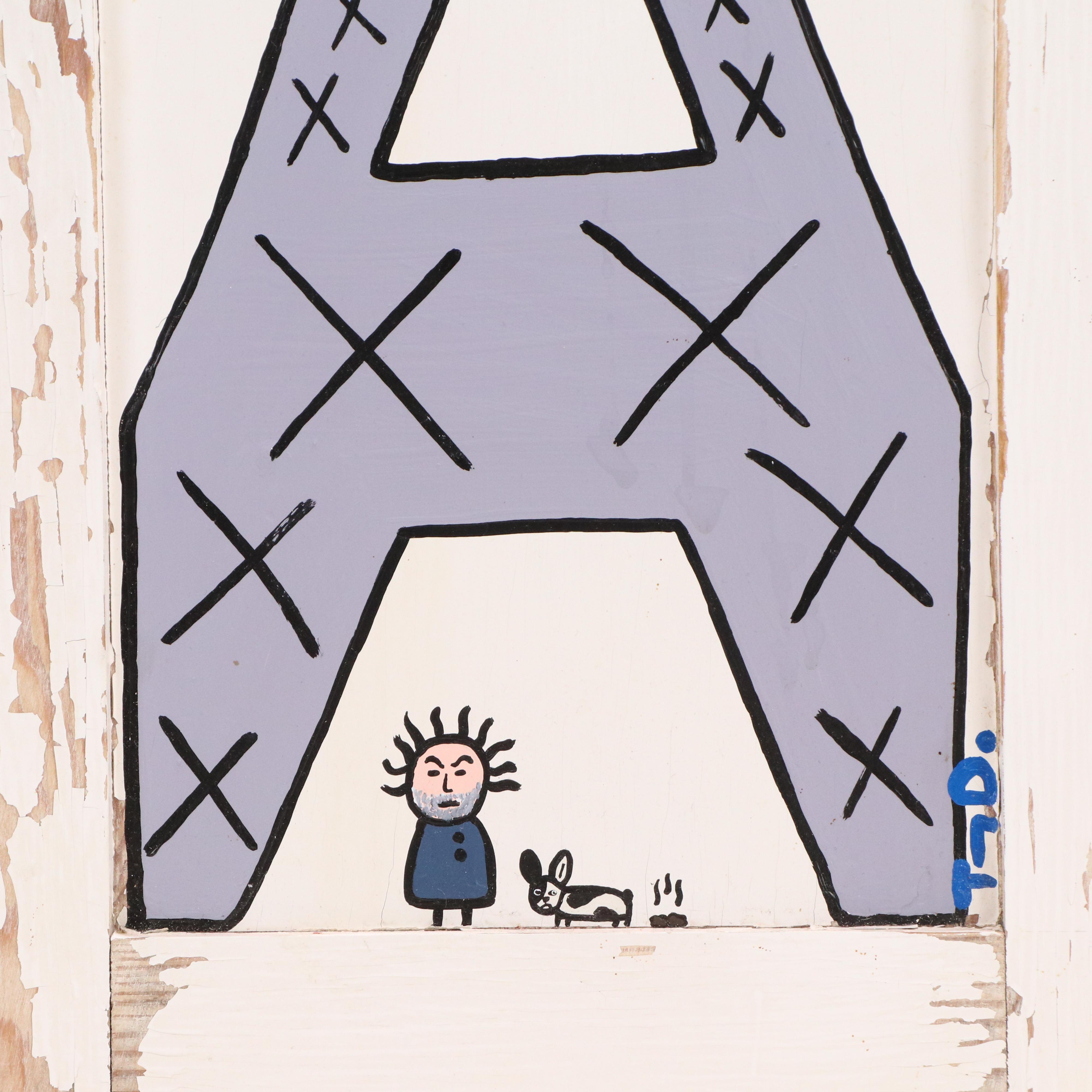 Tony Dotson Folk Art Sculpture "Show Off," 2019