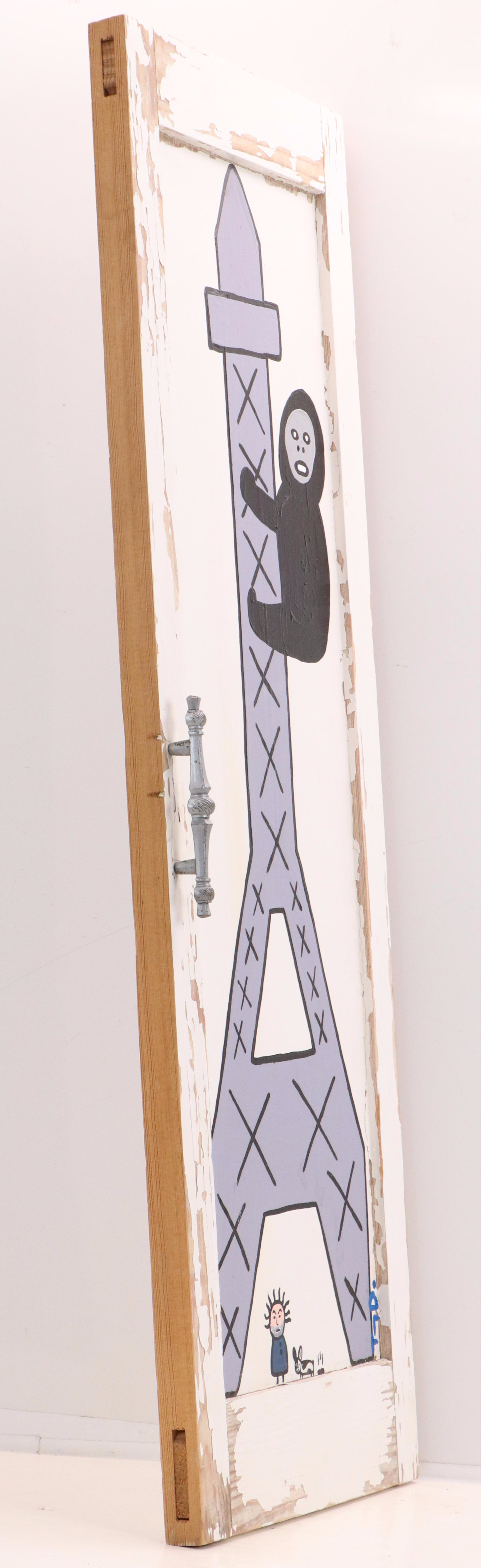 Tony Dotson Folk Art Sculpture "Show Off," 2019