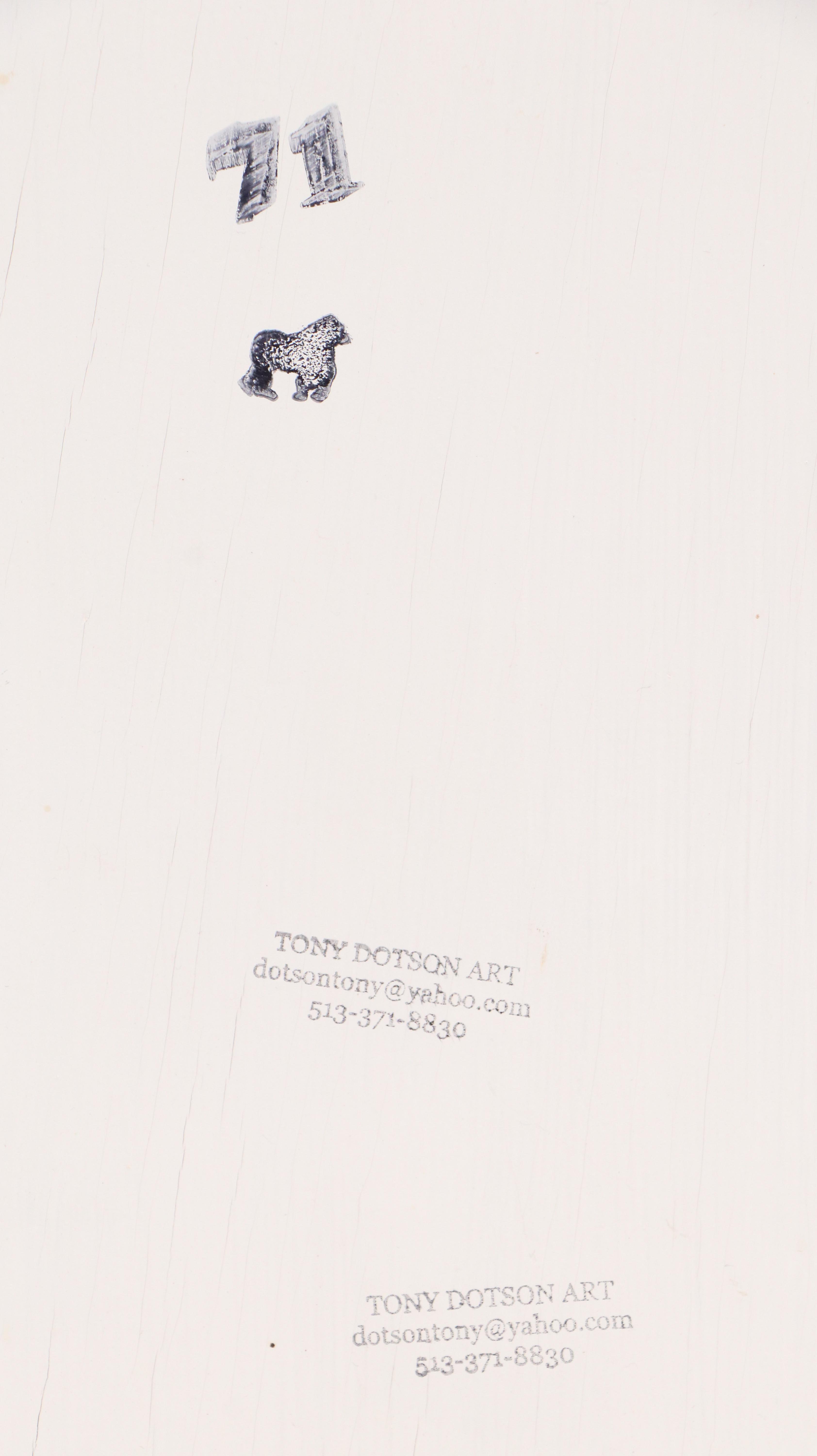 Tony Dotson Folk Art Sculpture "Show Off," 2019