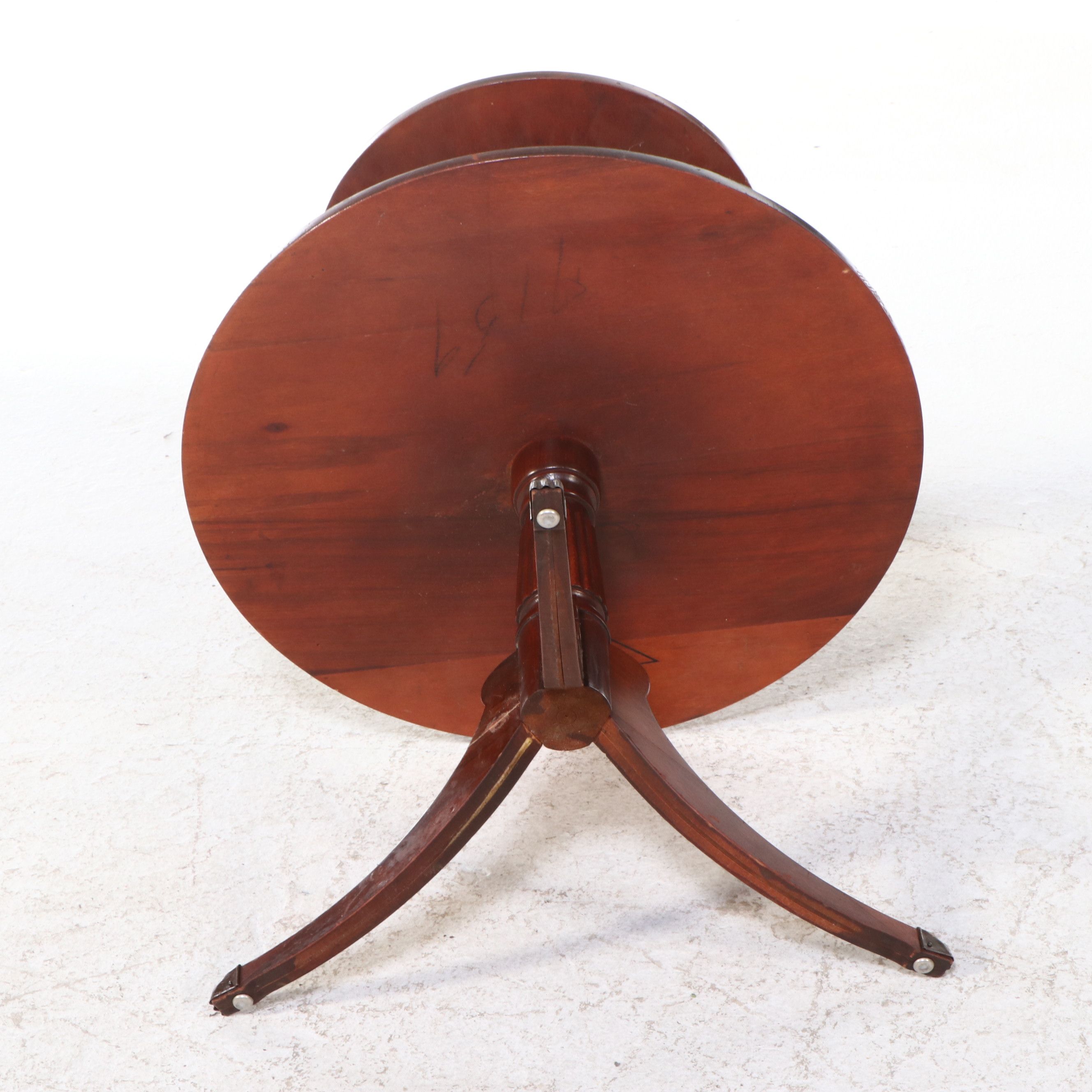 Federal Style Two-Tier Mahogany Dumbwaiter, 20th Century