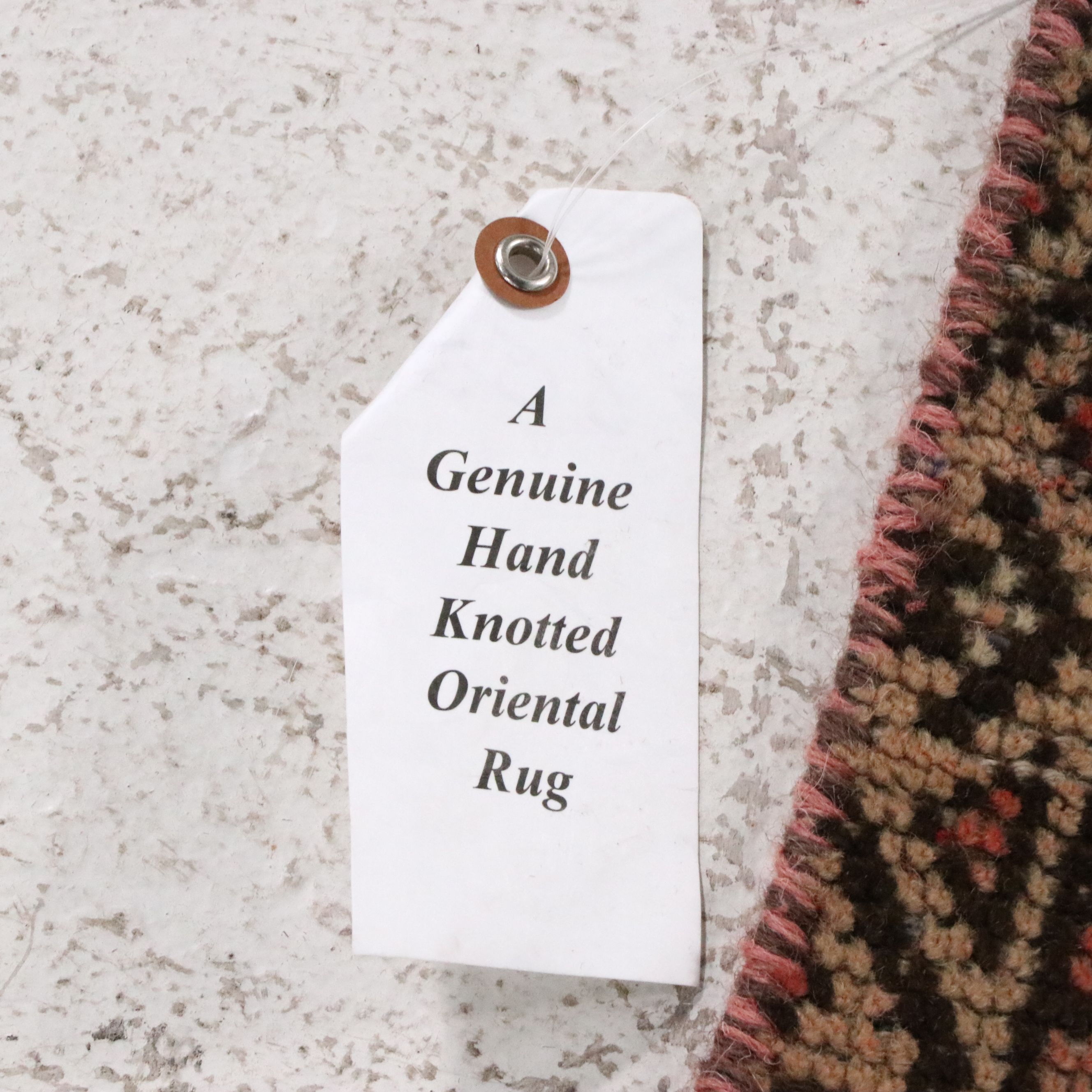 3'9 x 6'1 Hand-Knotted Pakistani Bokhara Area Rug