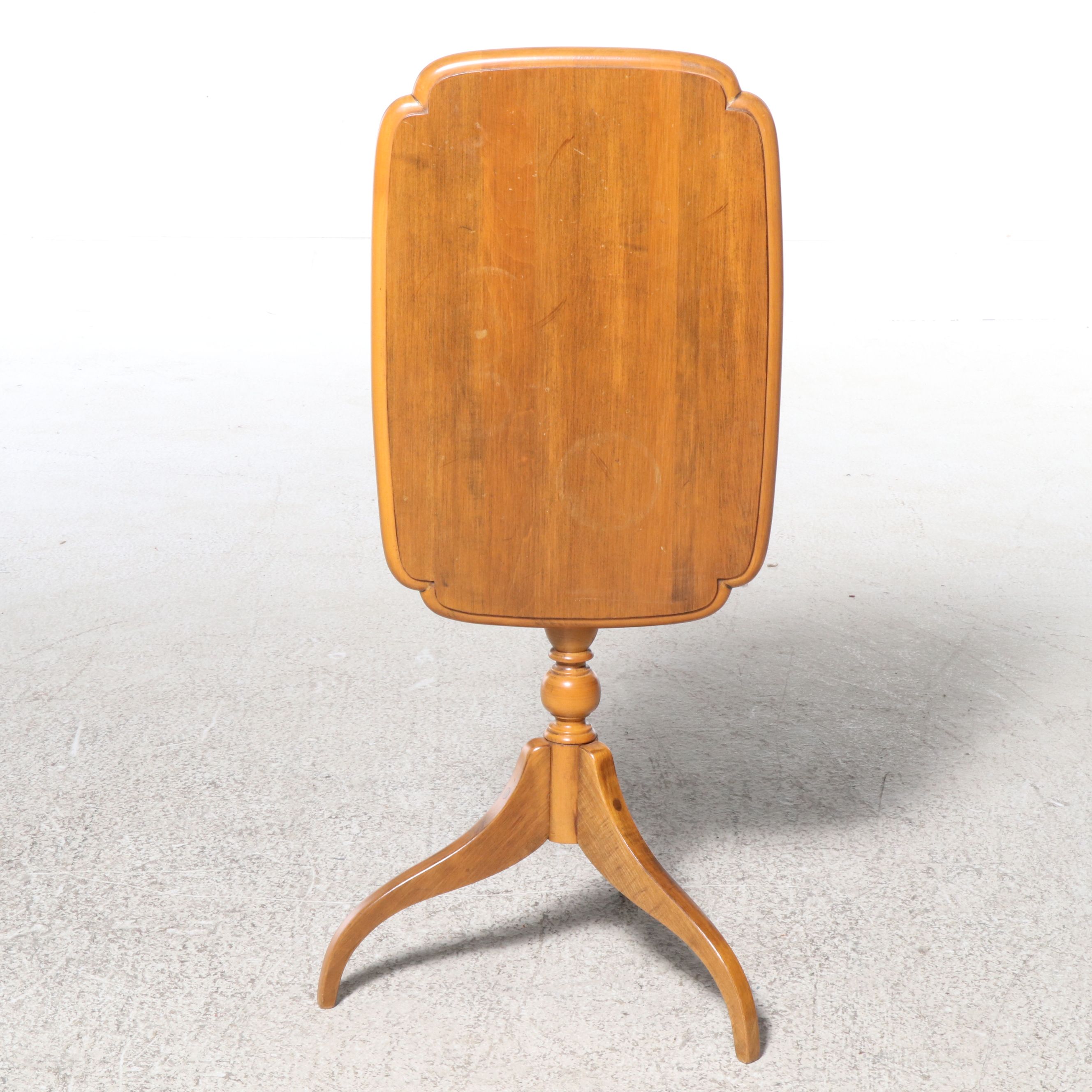 Regency Style Fruitwood Tilt-Top Table, 20th Century