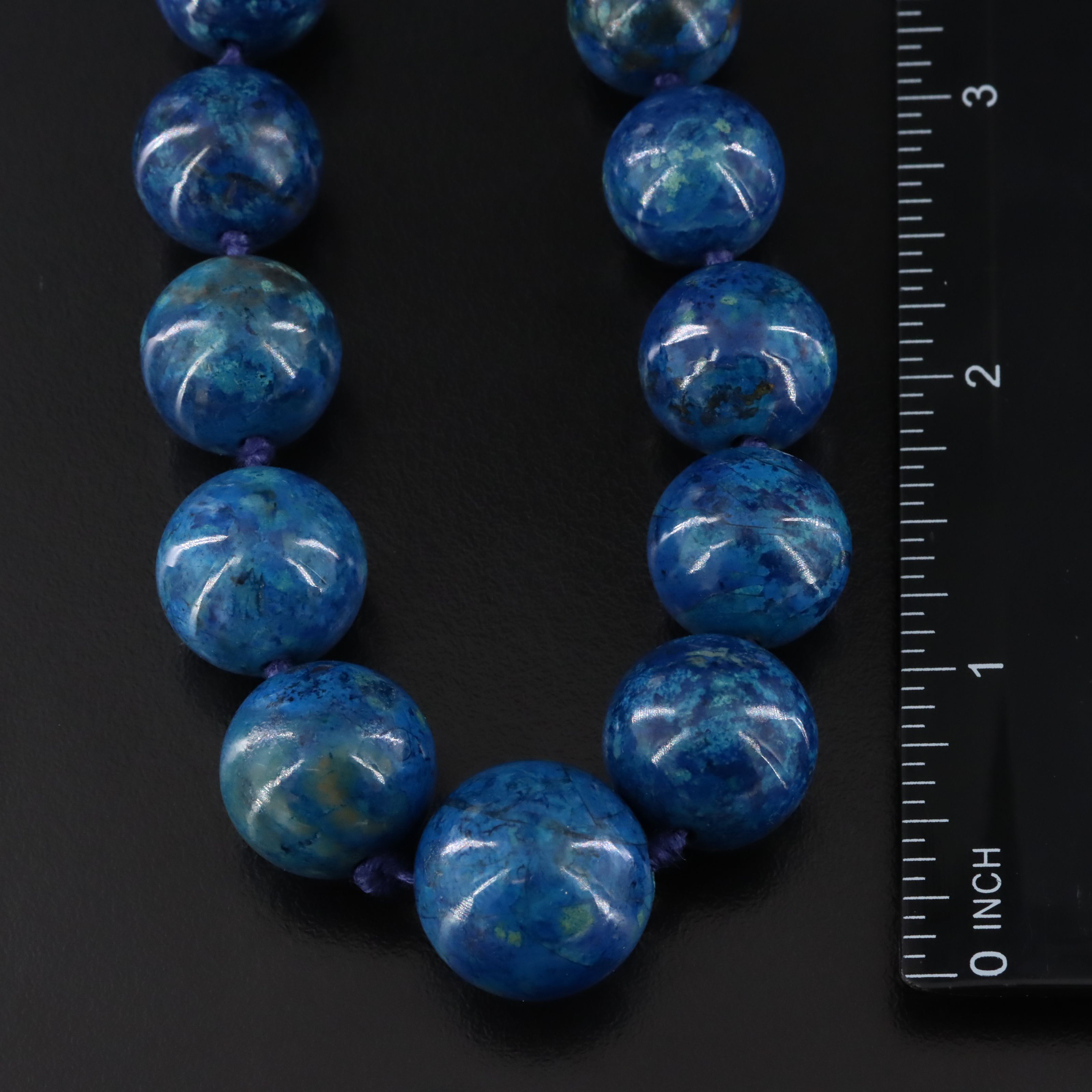 Graduated Jasper Necklace with 14K Clasp