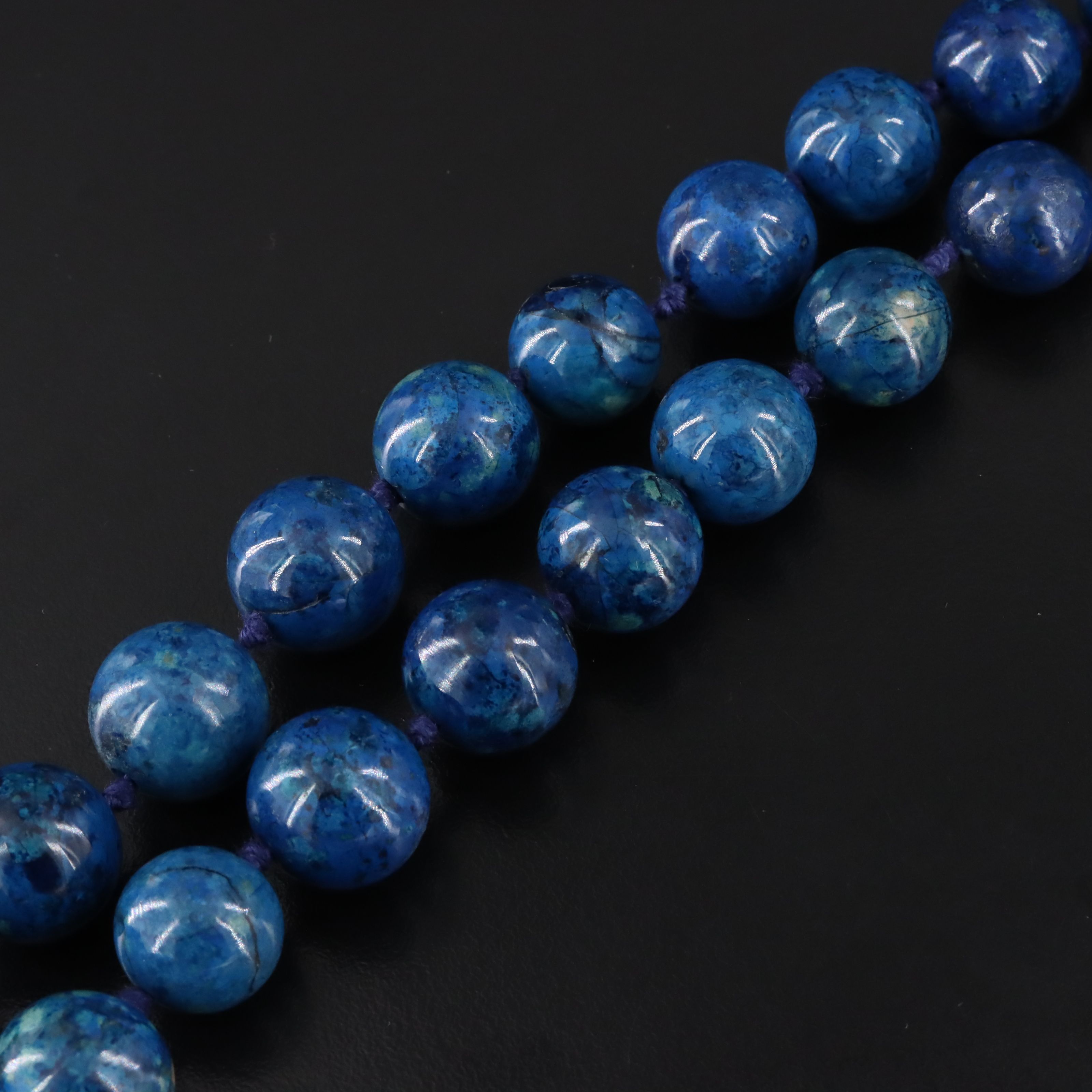 Graduated Jasper Necklace with 14K Clasp