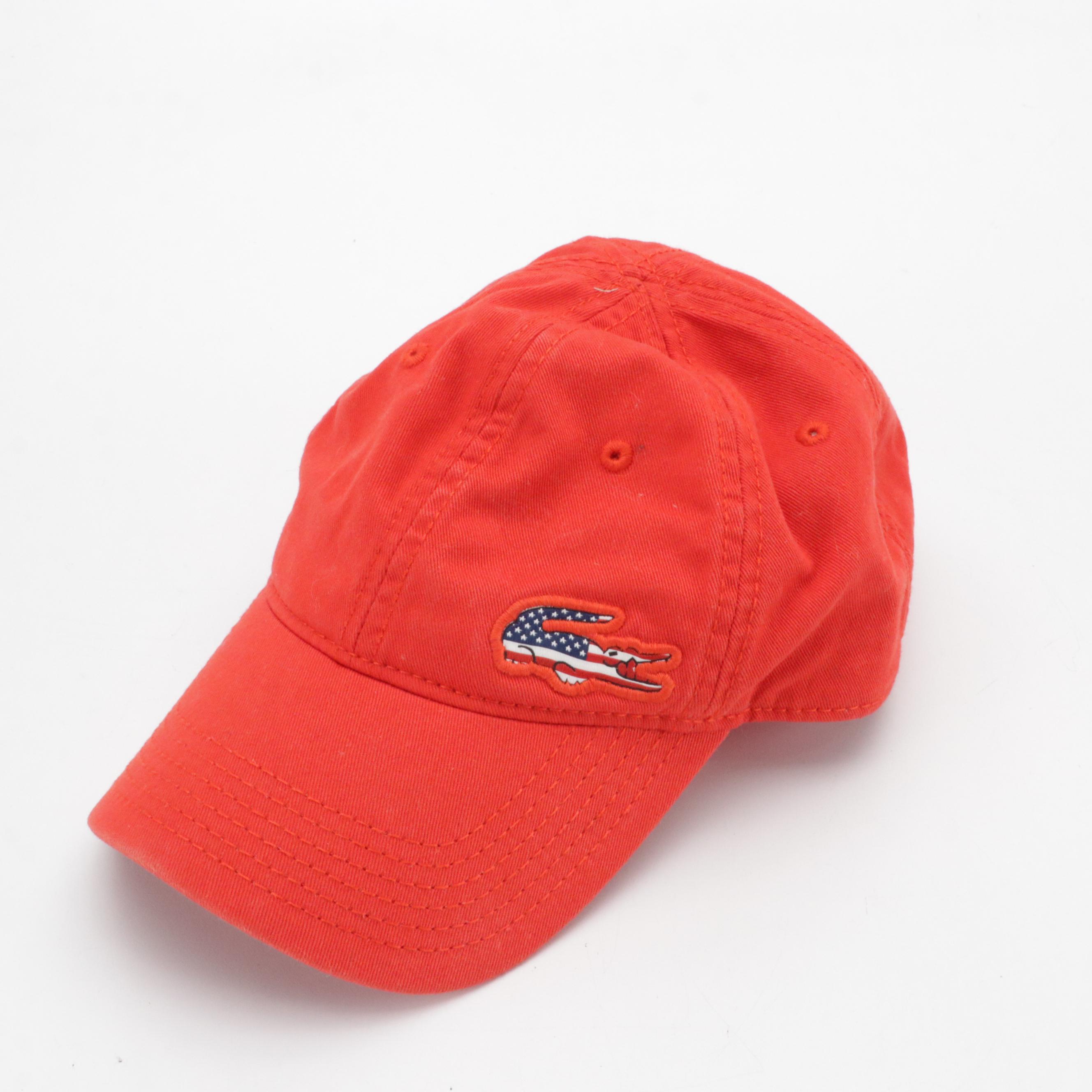 Lacoste and Vineyard Vines Baseball Caps, Liz Claiborne Straw Sun Hat