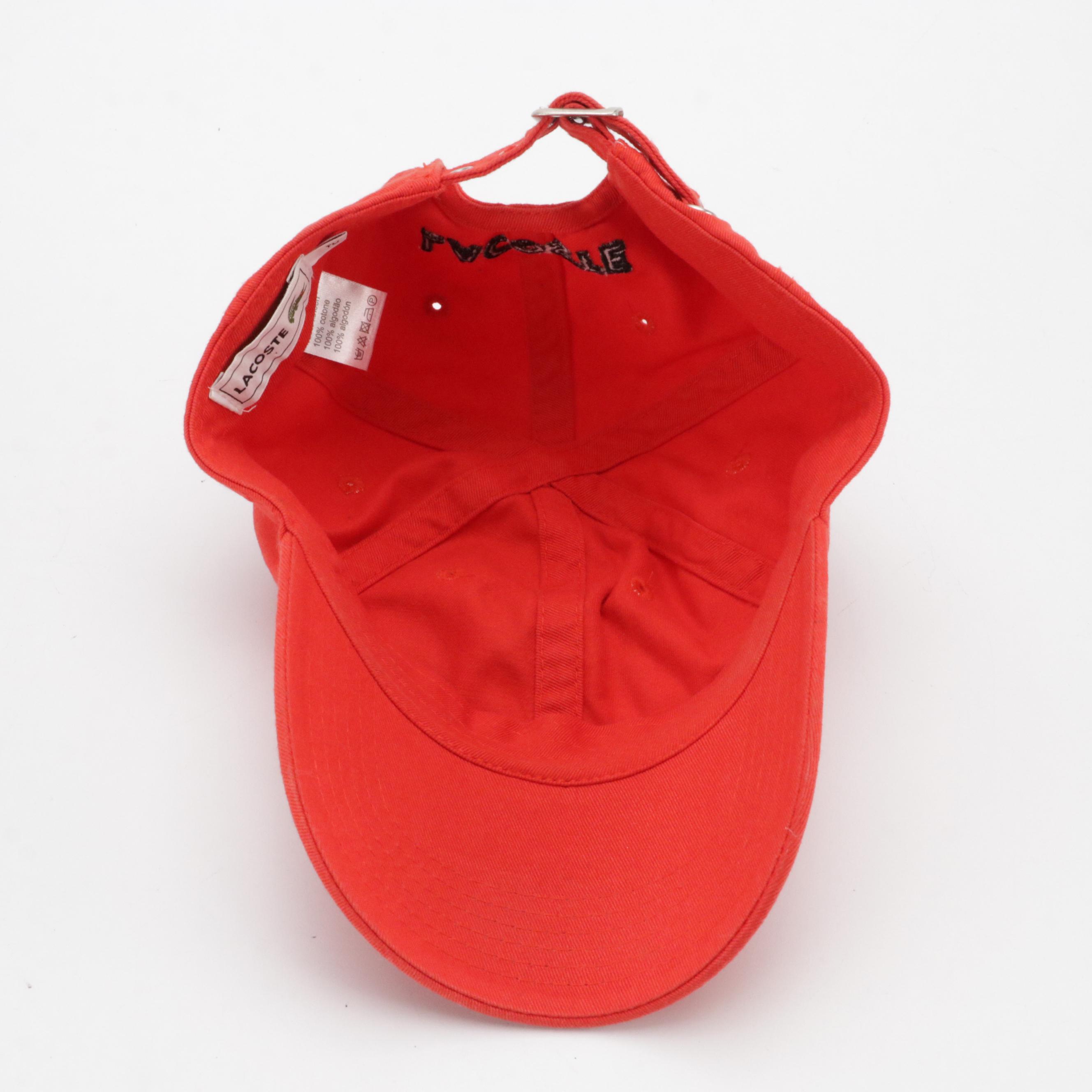 Lacoste and Vineyard Vines Baseball Caps, Liz Claiborne Straw Sun Hat