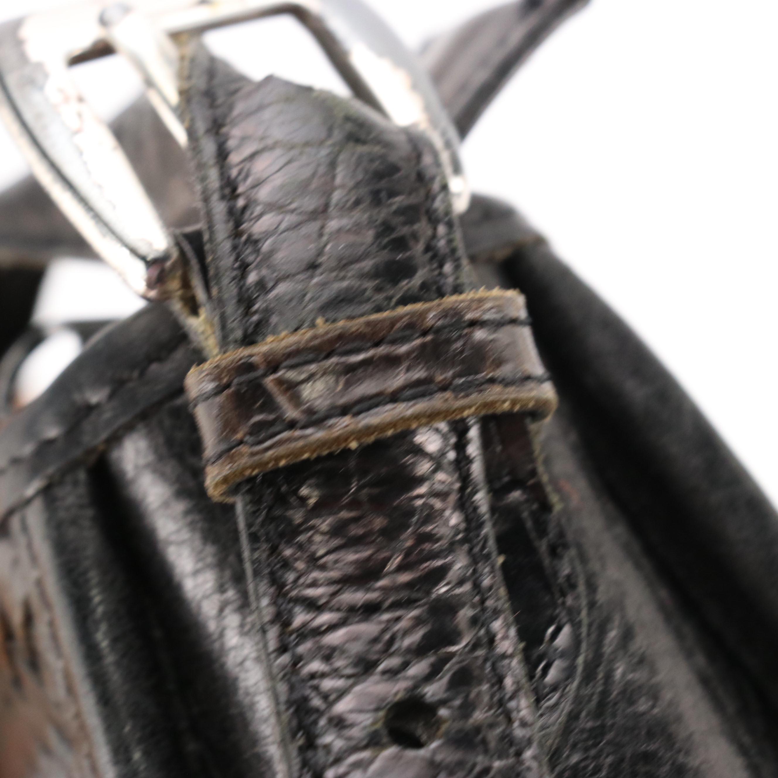 Brighton 'Jamie' Heart Canvas Satchel and 'Dolores' Woven Leather Bag in Boxes