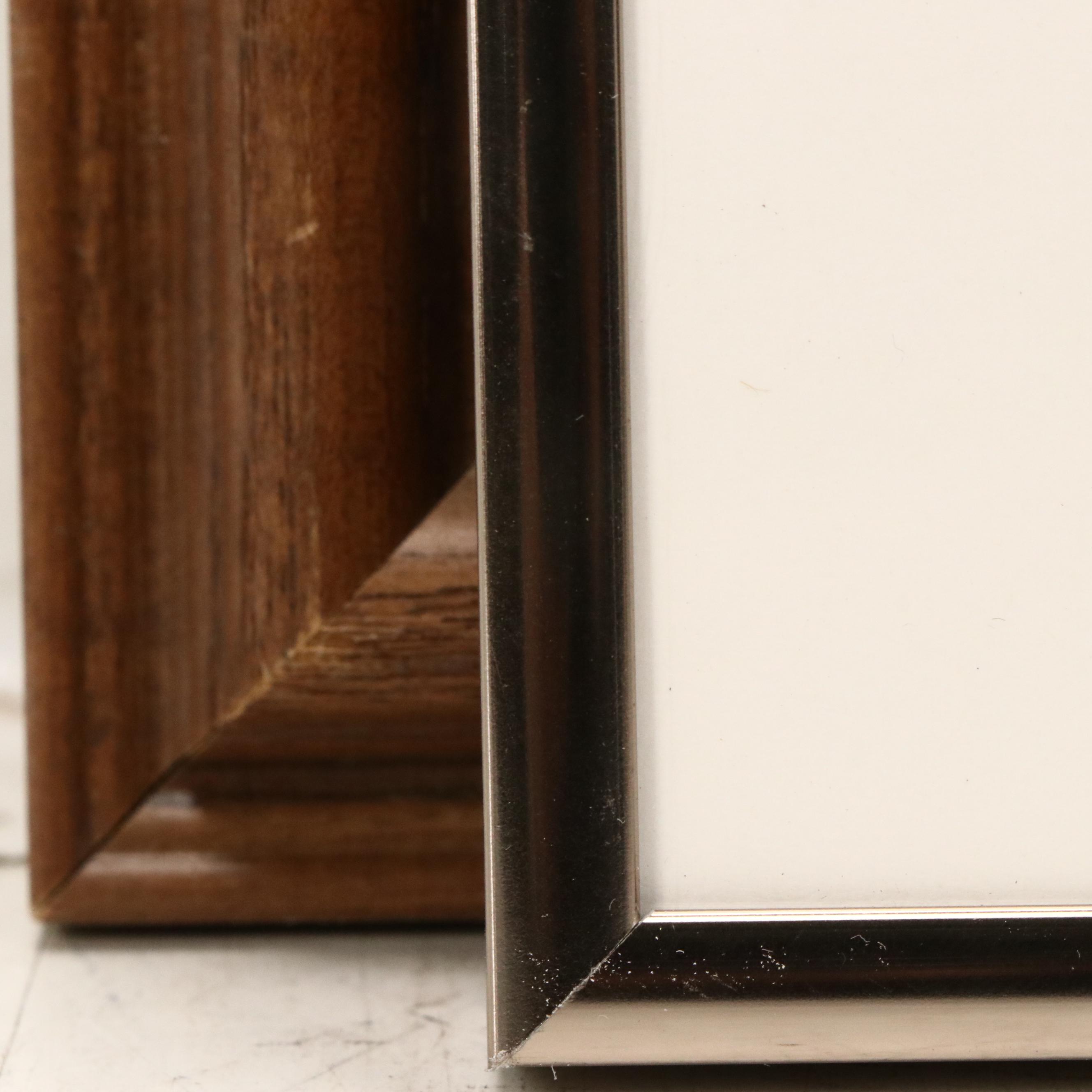 Canine-Themed Offset Lithographs of Yellow Lab and Wolf