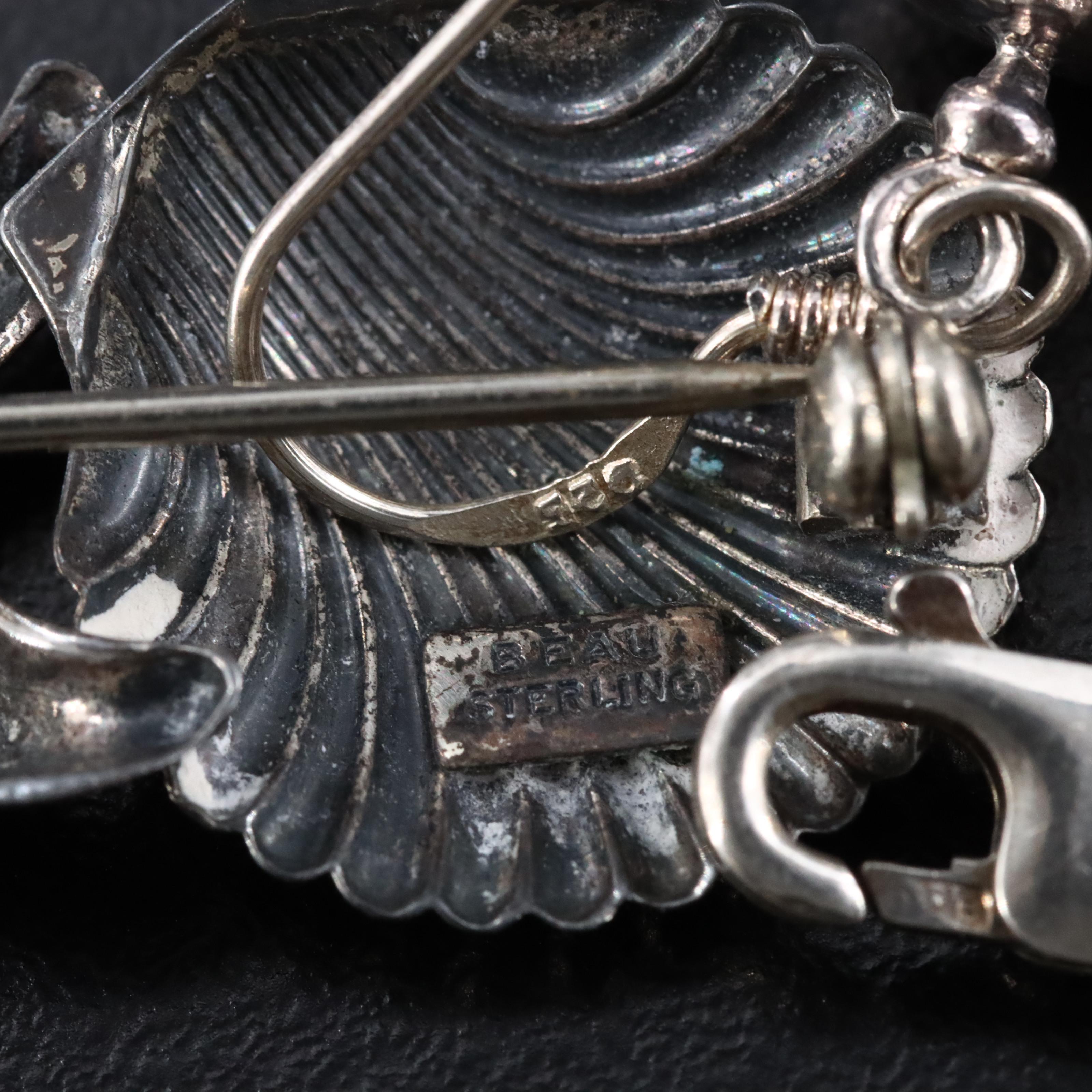 Sterling Sea Life Jewelry Including Pearl