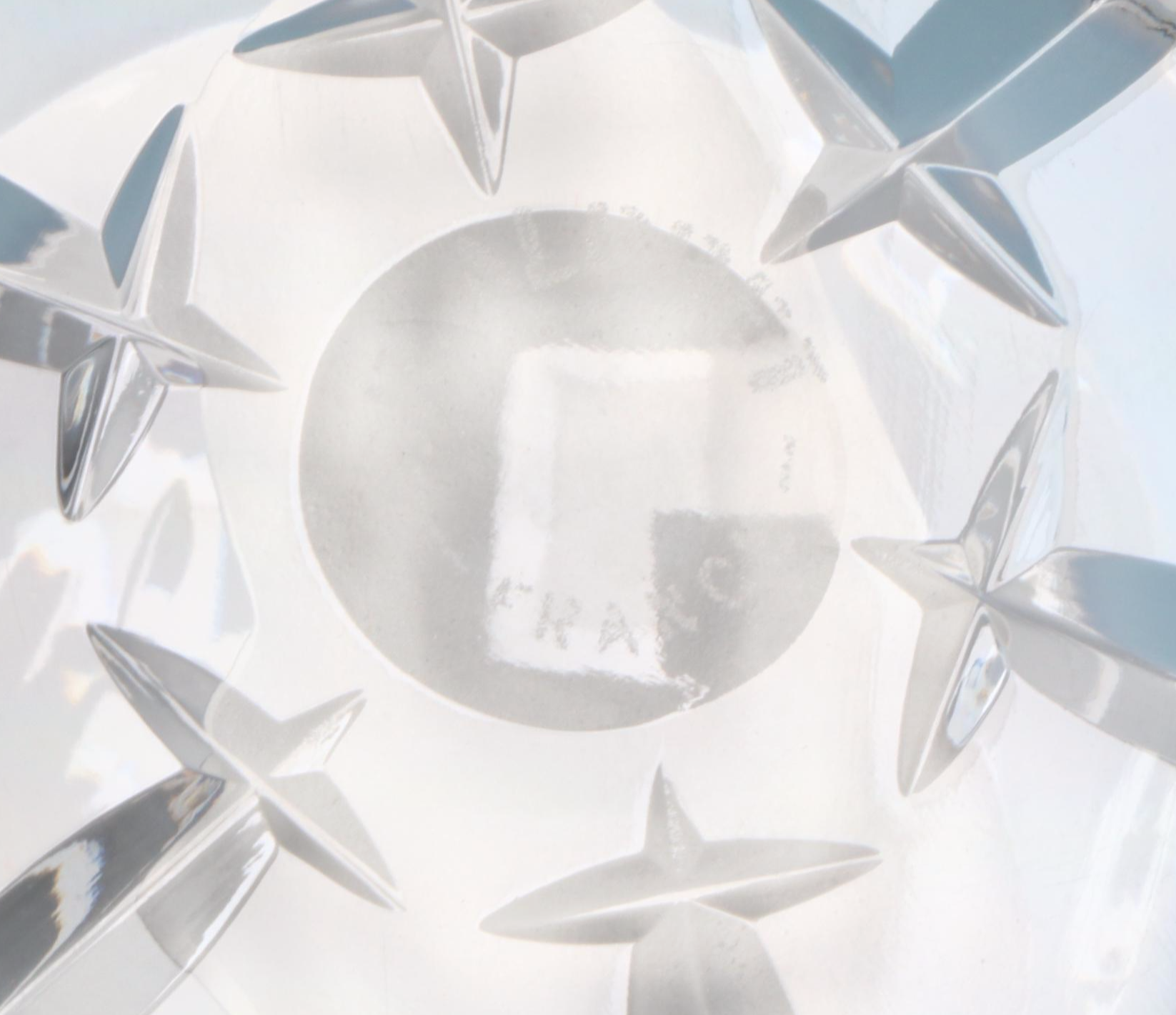 Cristal d'Albret Charles Lindbergh Sulphide Glass Paperweight