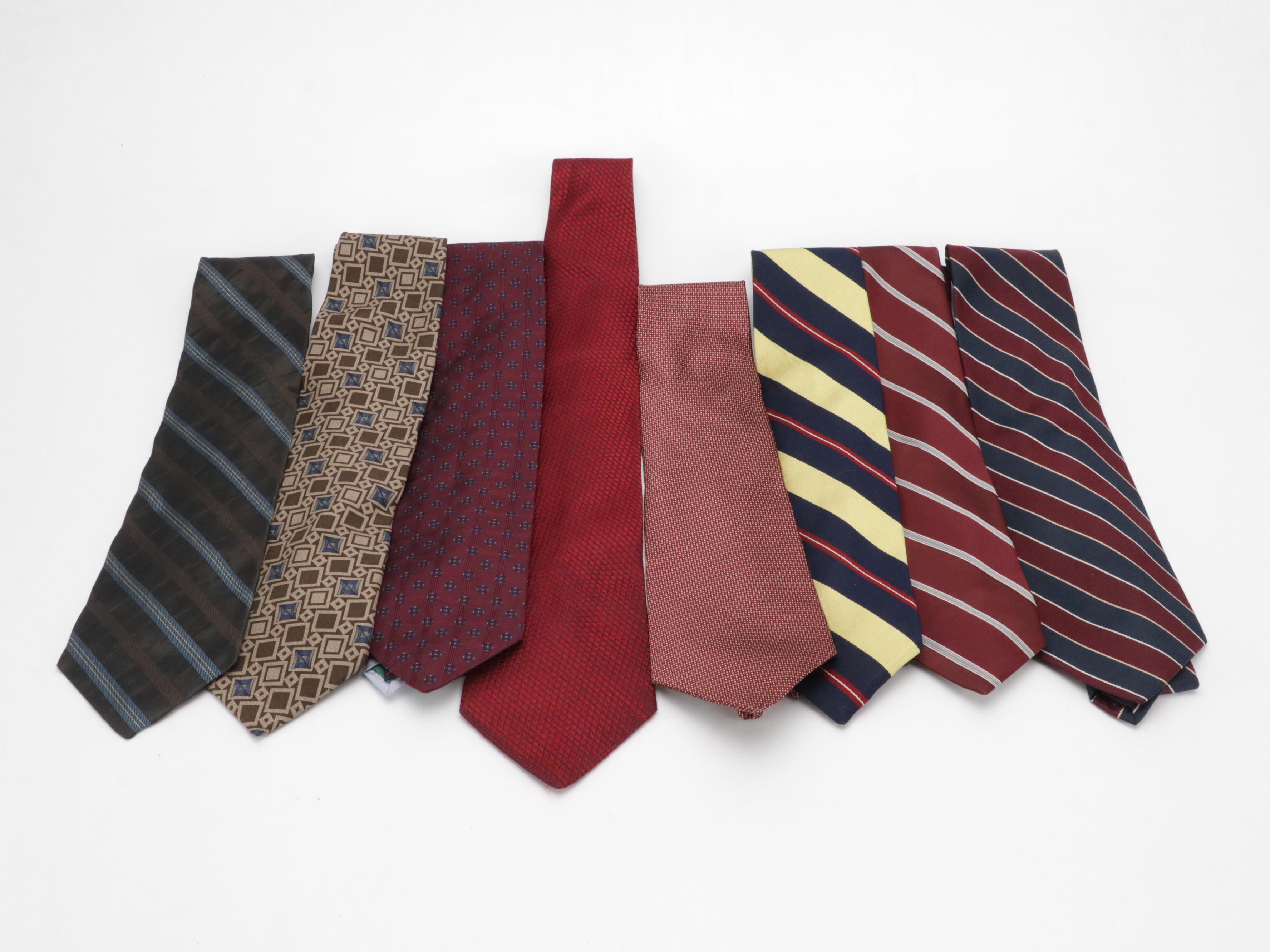Tommy Hilfiger, Brooks Brothers, Land's End, and More Patterned Silk Neckties