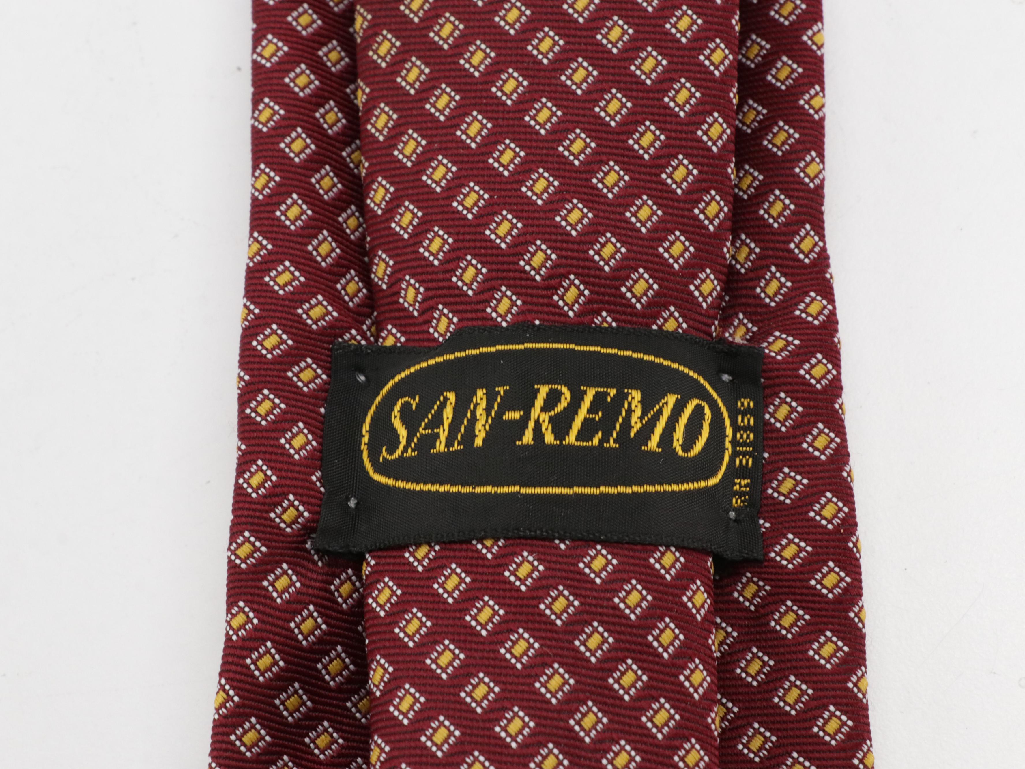 Tommy Hilfiger, Brooks Brothers, Land's End, and More Patterned Silk Neckties