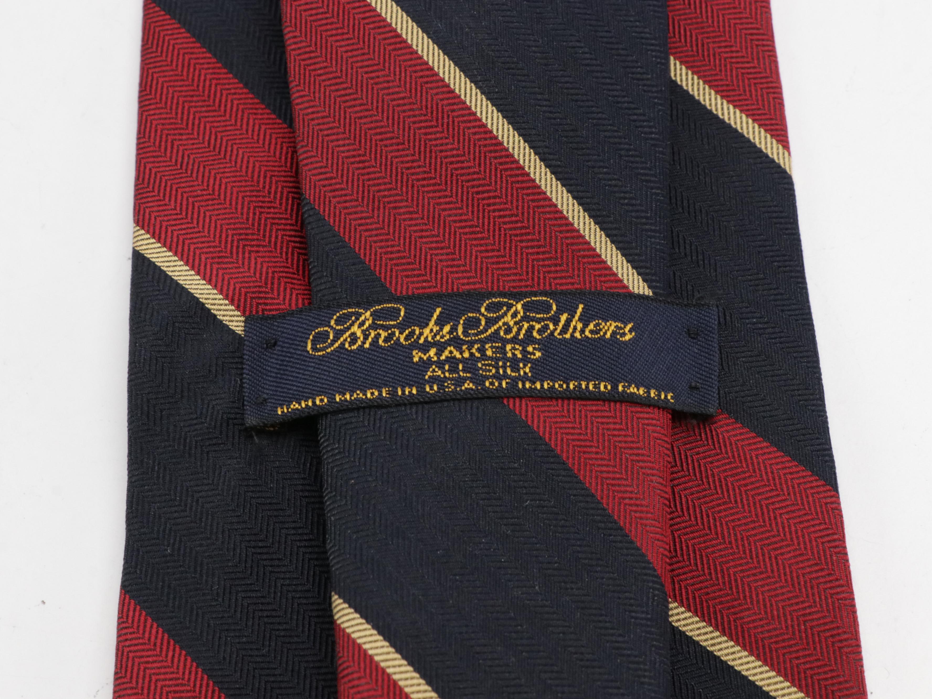 Tommy Hilfiger, Brooks Brothers, Land's End, and More Patterned Silk Neckties