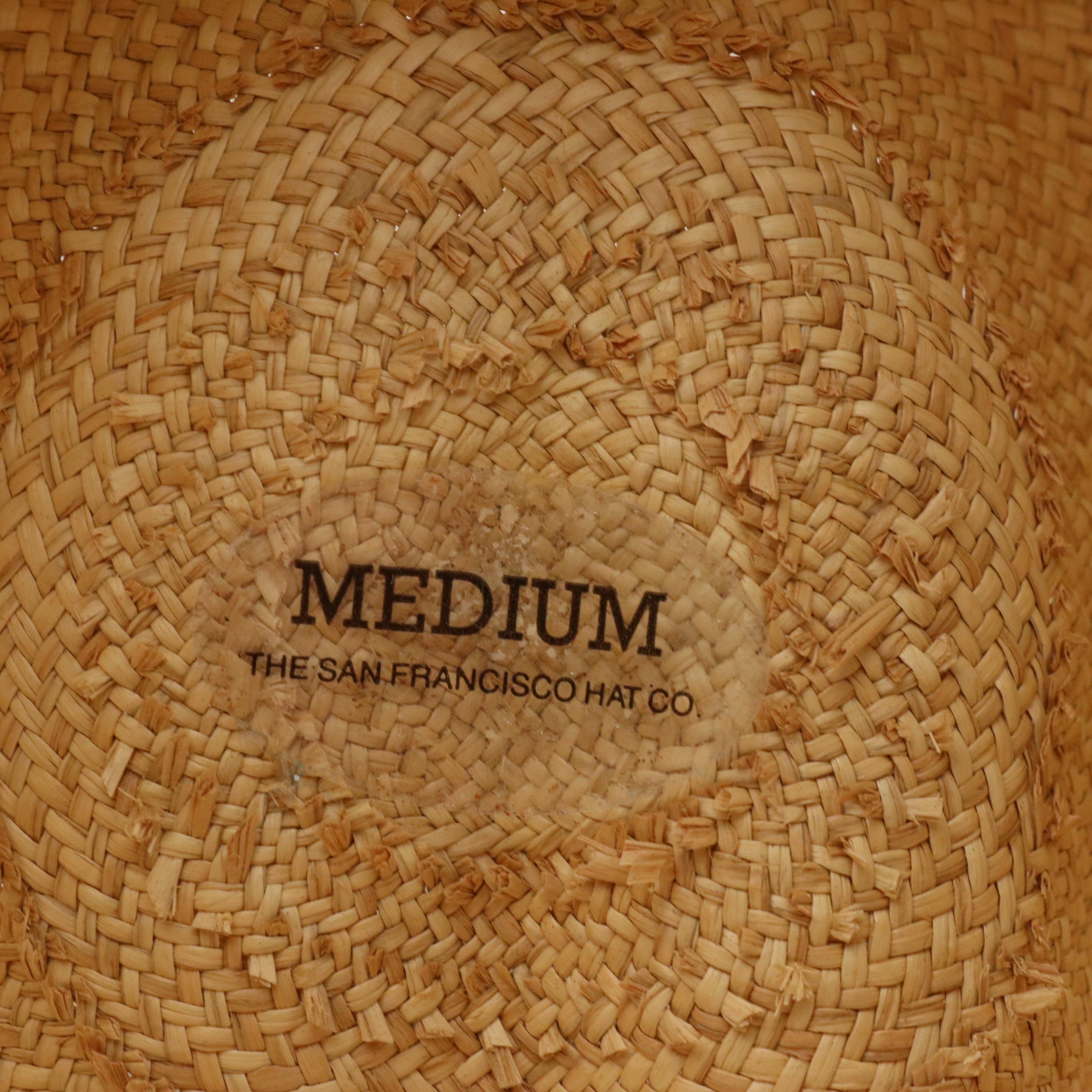 The J. Peterman Company Panama Hat with Other Woven Straw/Natural Fiber Sunhats