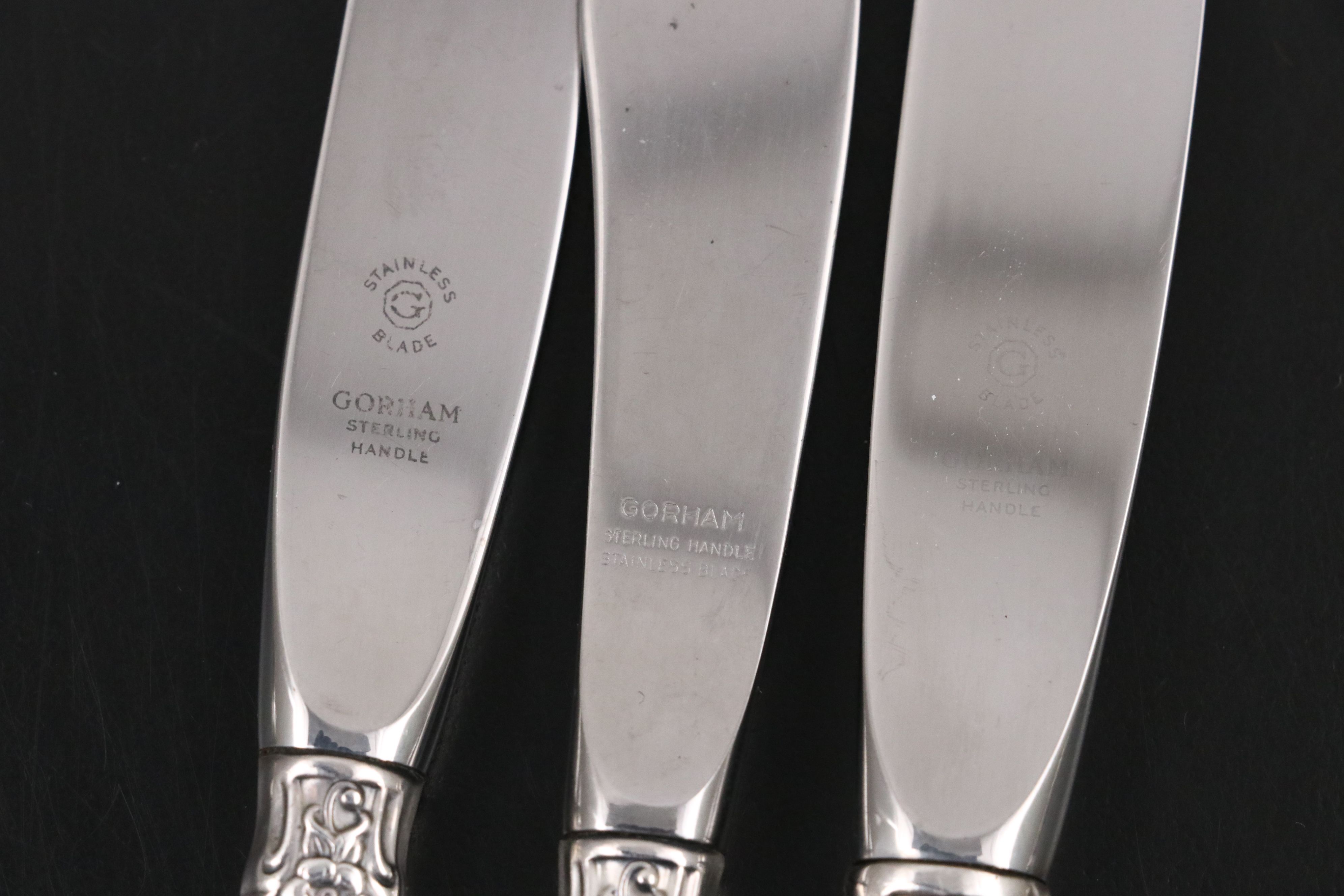 Gorham "La Scala" Sterling Flatware with Wallace "Grande Baroque" Serveware