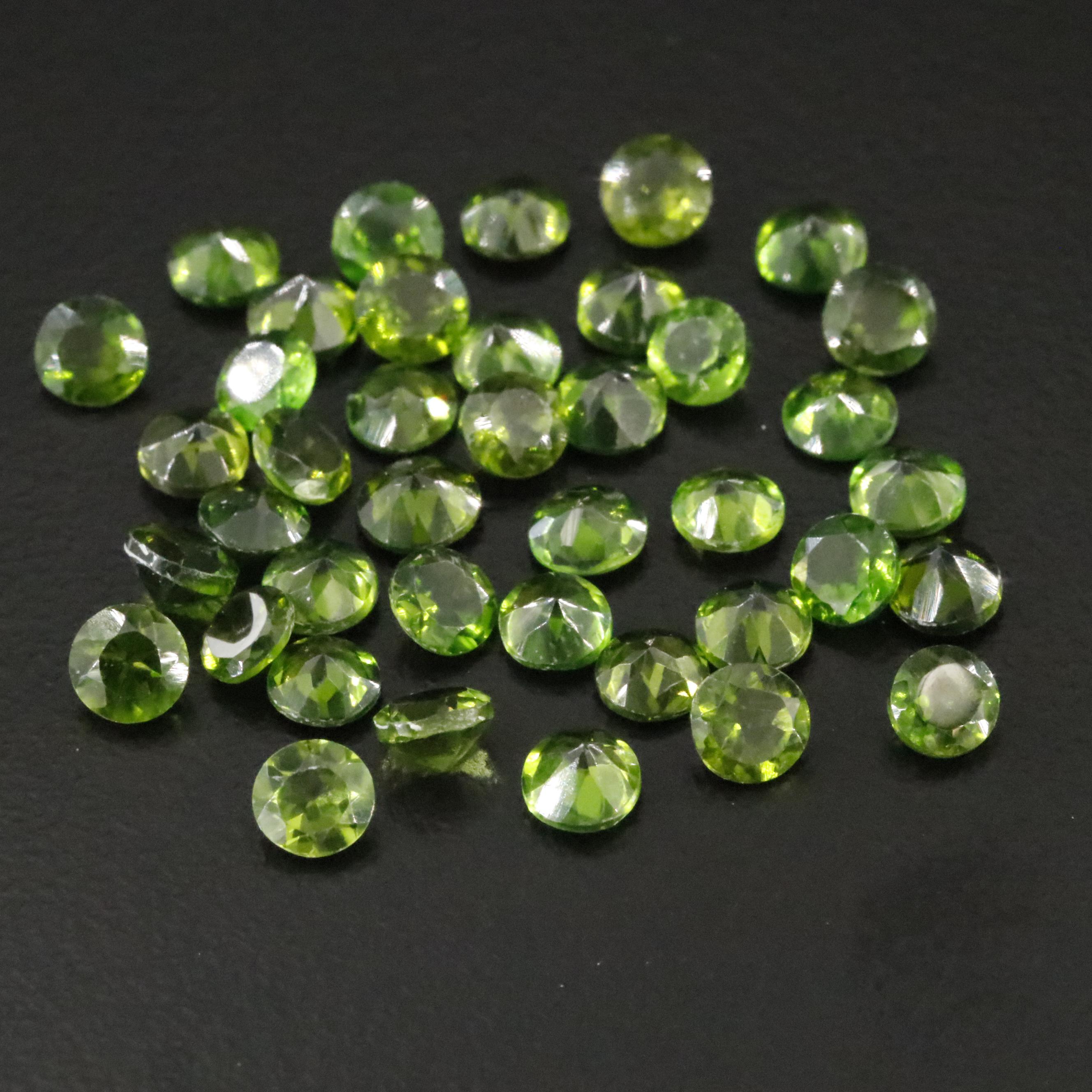 Loose 11.00 CTW Chrome Diopside Lot