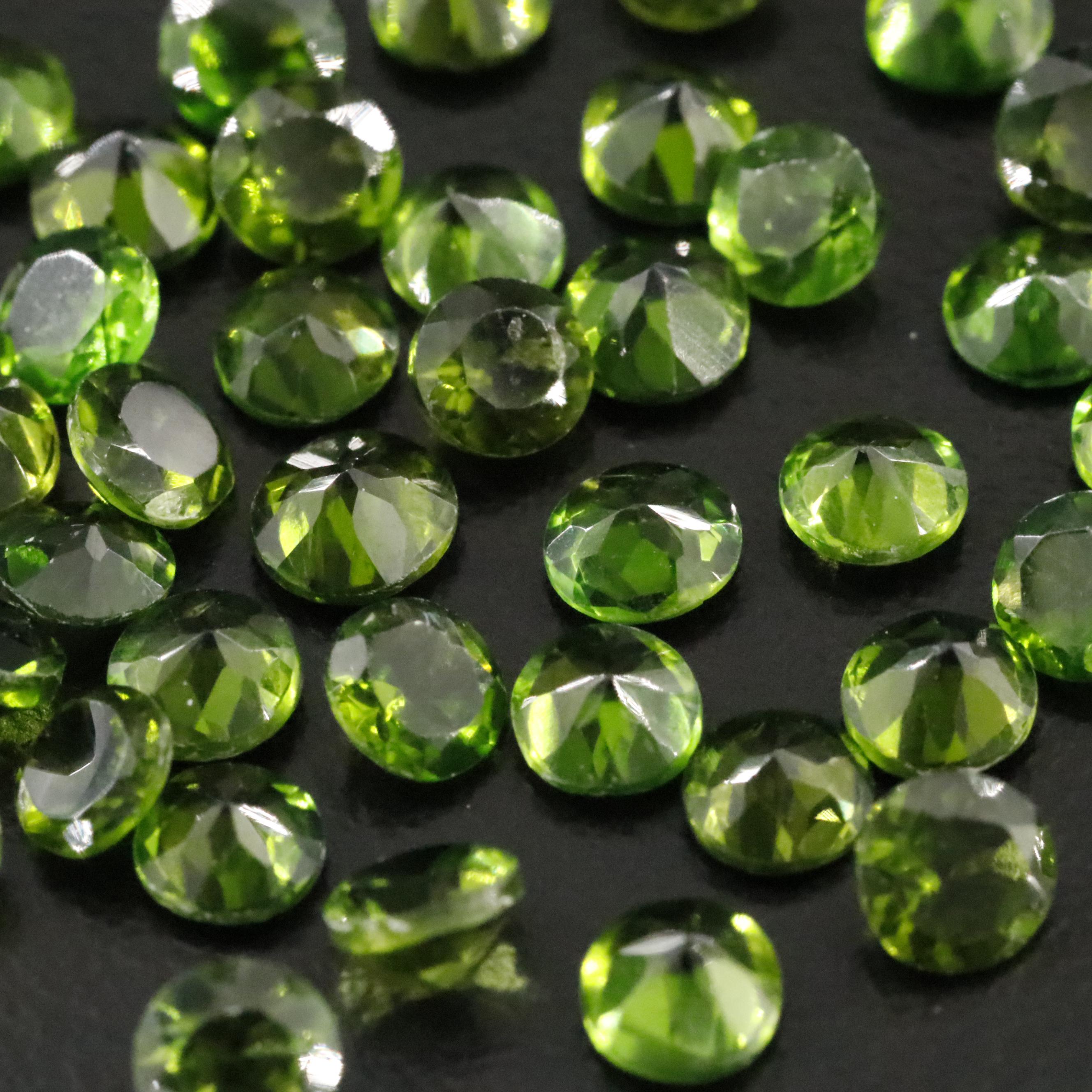 Loose 11.00 CTW Chrome Diopside Lot