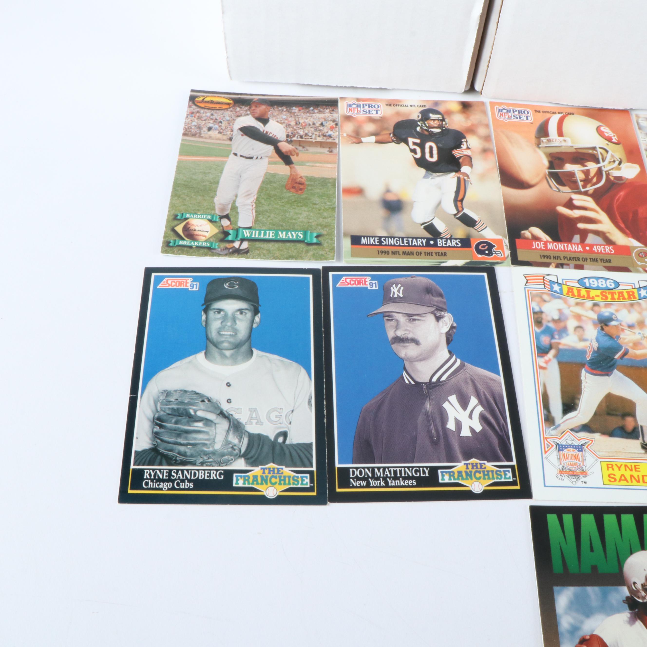 Donruss with Other Trading Cards Featuring Barry Larkin, Joe Morgan, and More